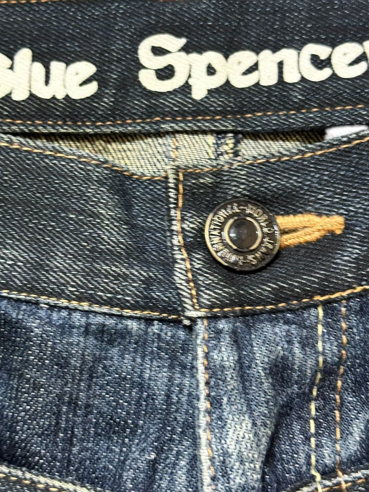 Hysteric Glamour Vintage Blue Spencer Double Waist Clawkmark Denim Size US 32 / EU 48 - 7 Thumbnail