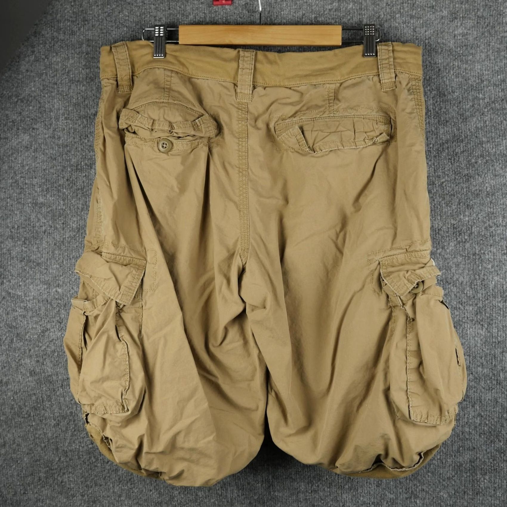 Ralph Lauren Ralph Lauren Mens Beige Cargo Shorts 36 Denim Supply Paratrooper Baggy Flaw Size US 36 / EU 52 - 3 Thumbnail