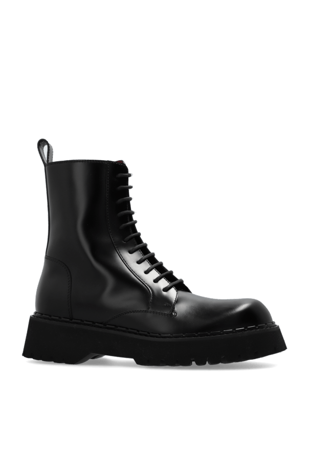 o1mt1gz0925 Men's Boots With Web in Black
