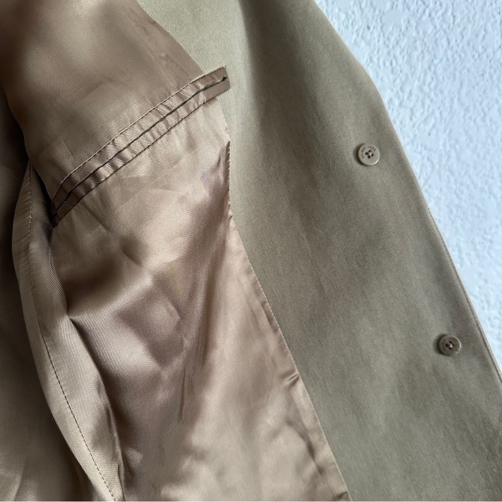 Helmut Lang HELMUT LANG Resin Rider Blazer in Green Sage Sz. 2 NWOT Size XS / US 0-2 / IT 36-38 - 9 Thumbnail