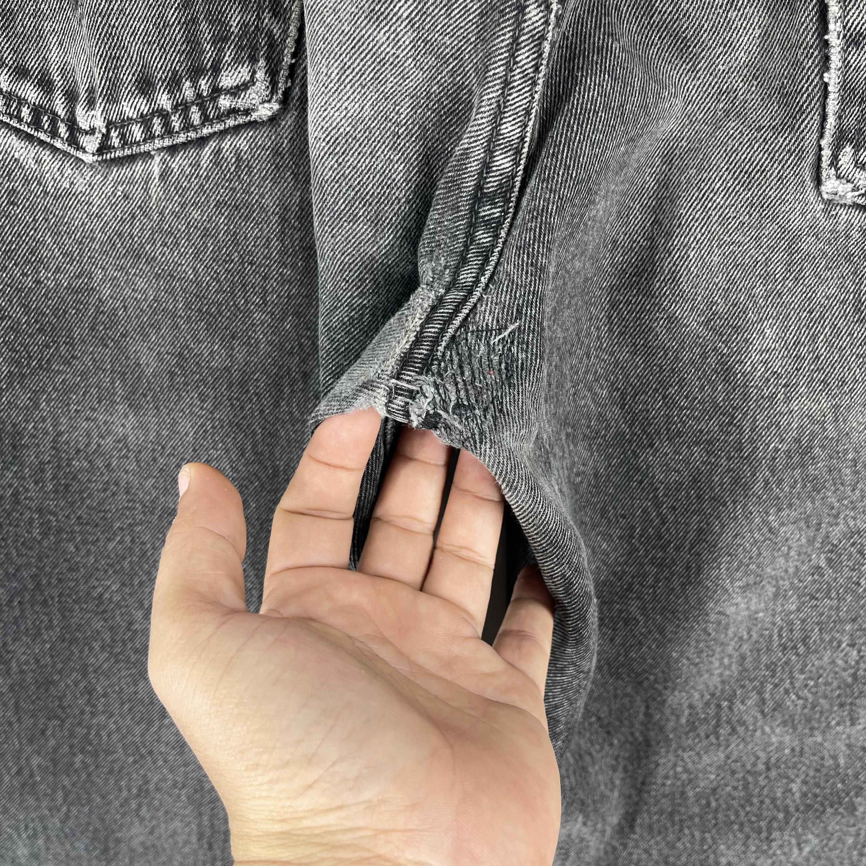 Jean × Levi's Size 32 Vintage Levis 550 Distressed Reinforced Jeans Size US 32 / EU 48 - 12 Thumbnail