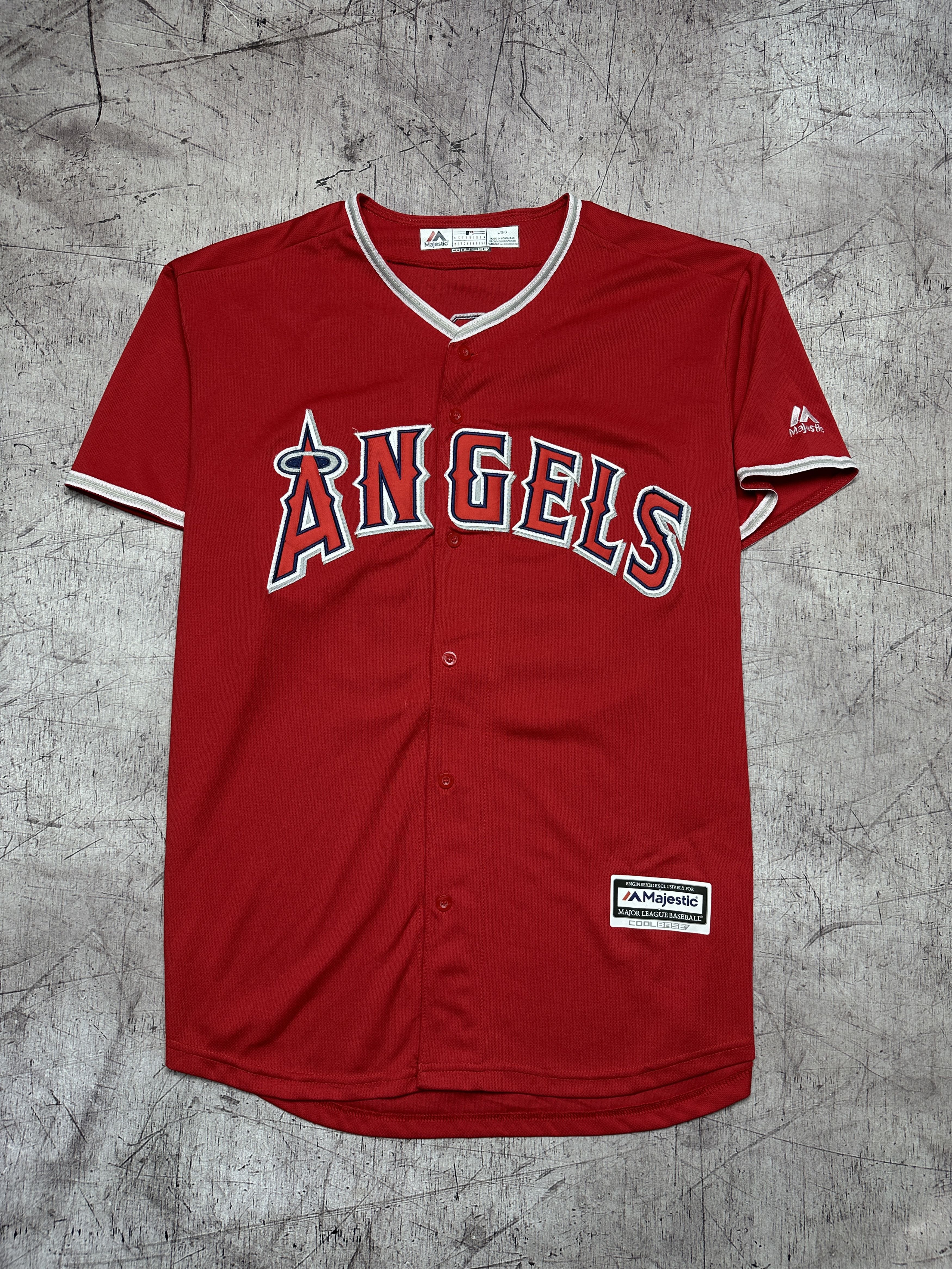 MLB Angels Majestic Mens Baseball Jersey MLB Size US L / EU 52-54 / 3 - 1 Thumbnail
