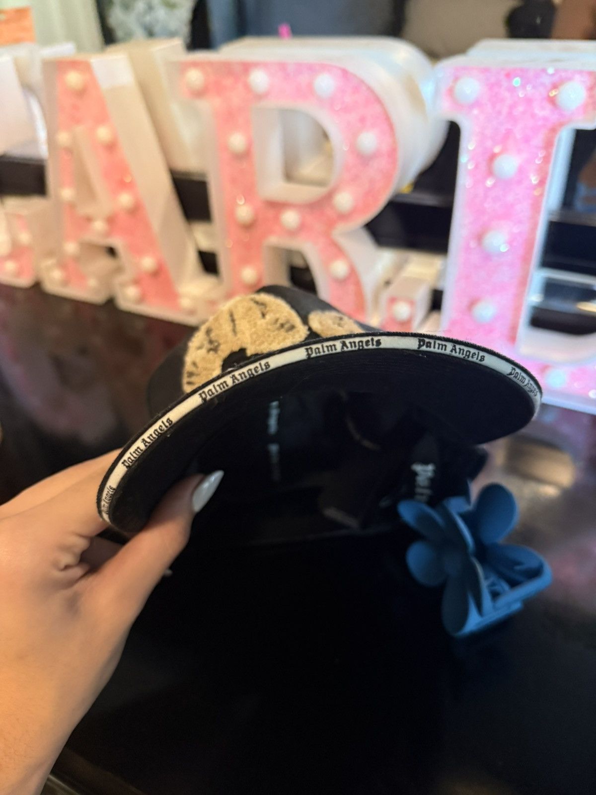 Palm Angels Palm Angels Kill The Bear Cap Black Size ONE SIZE - 2 Thumbnail