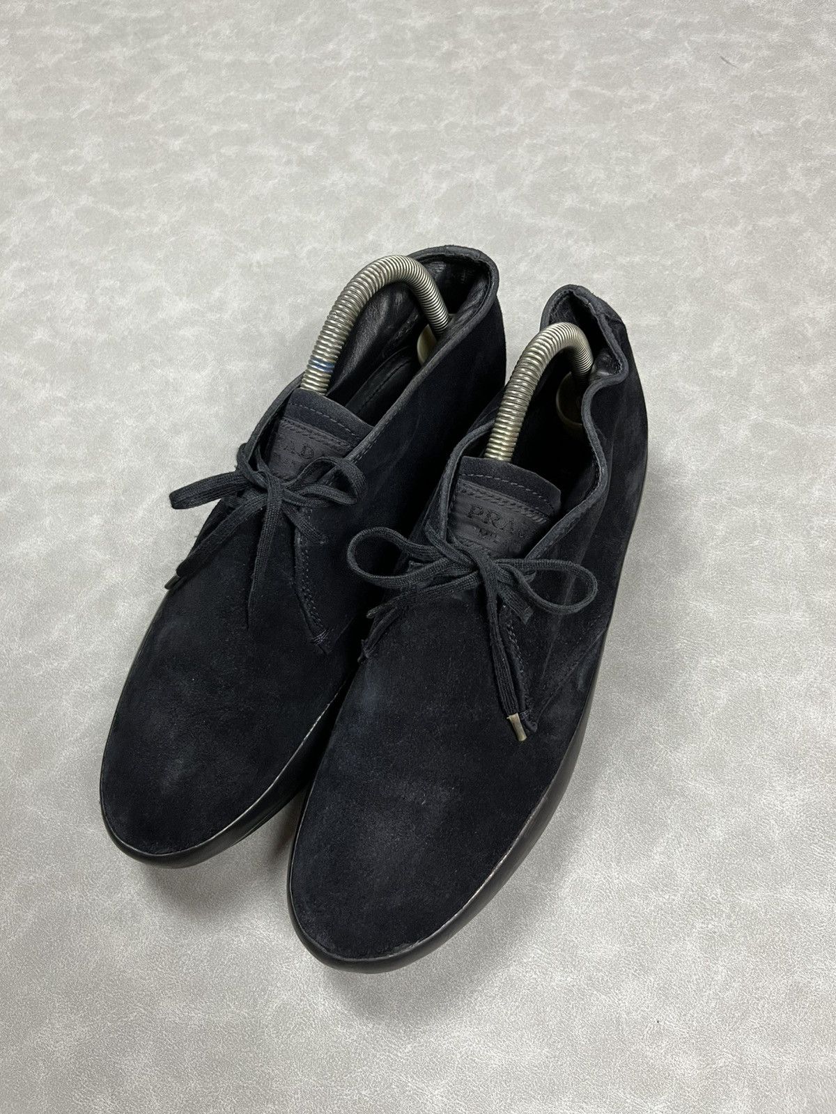 Prada Prada suede sneakers Size US 6.5 / EU 39-40 - 14 Thumbnail