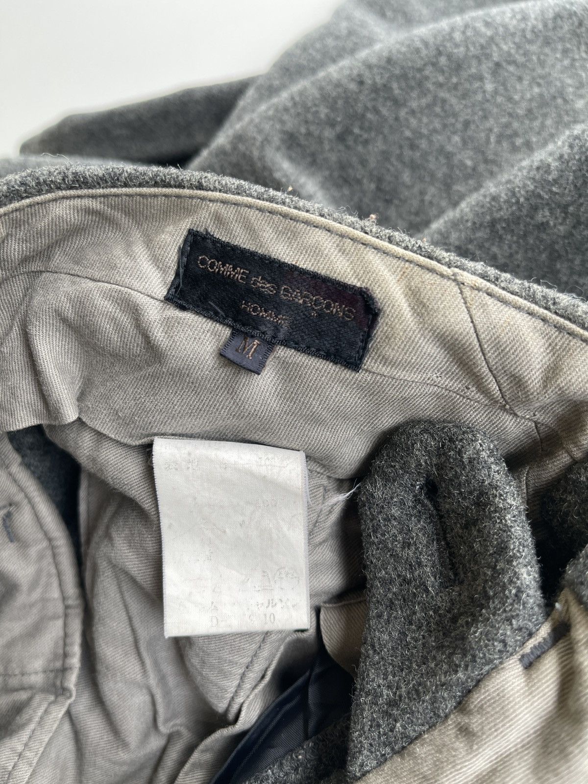 Comme des Garcons Homme High-Waisted Wool Balloon Pants Size US 28 / EU 44 - 4 Thumbnail