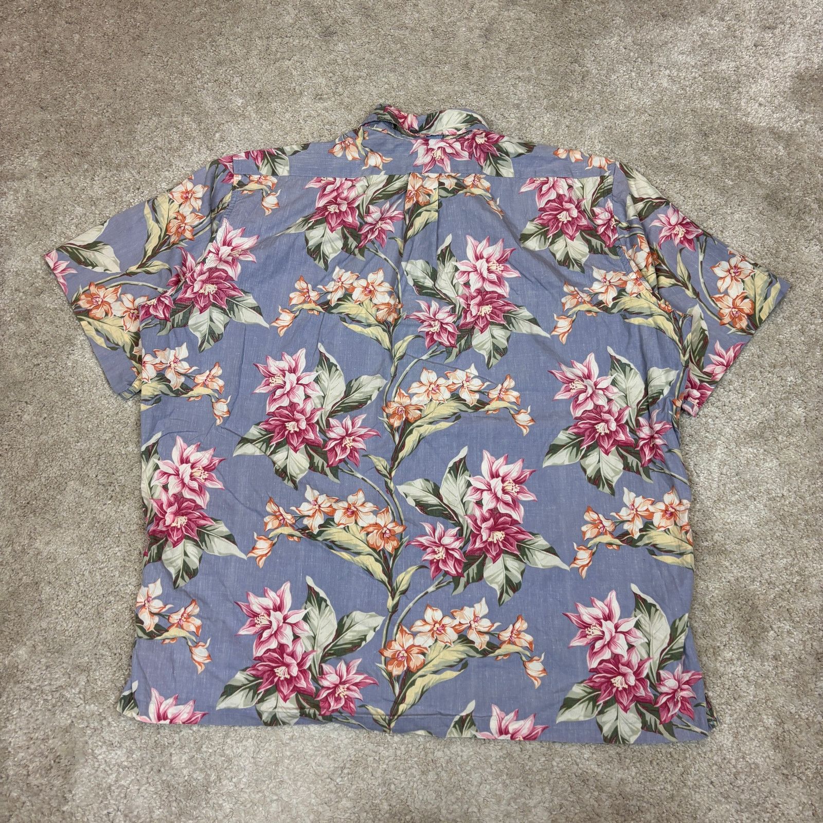 Reyn Spooner Vintage 90s Reyn Spooner Floral Hawaiian Shirt Men's Large Size US L / EU 52-54 / 3 - 4 Thumbnail