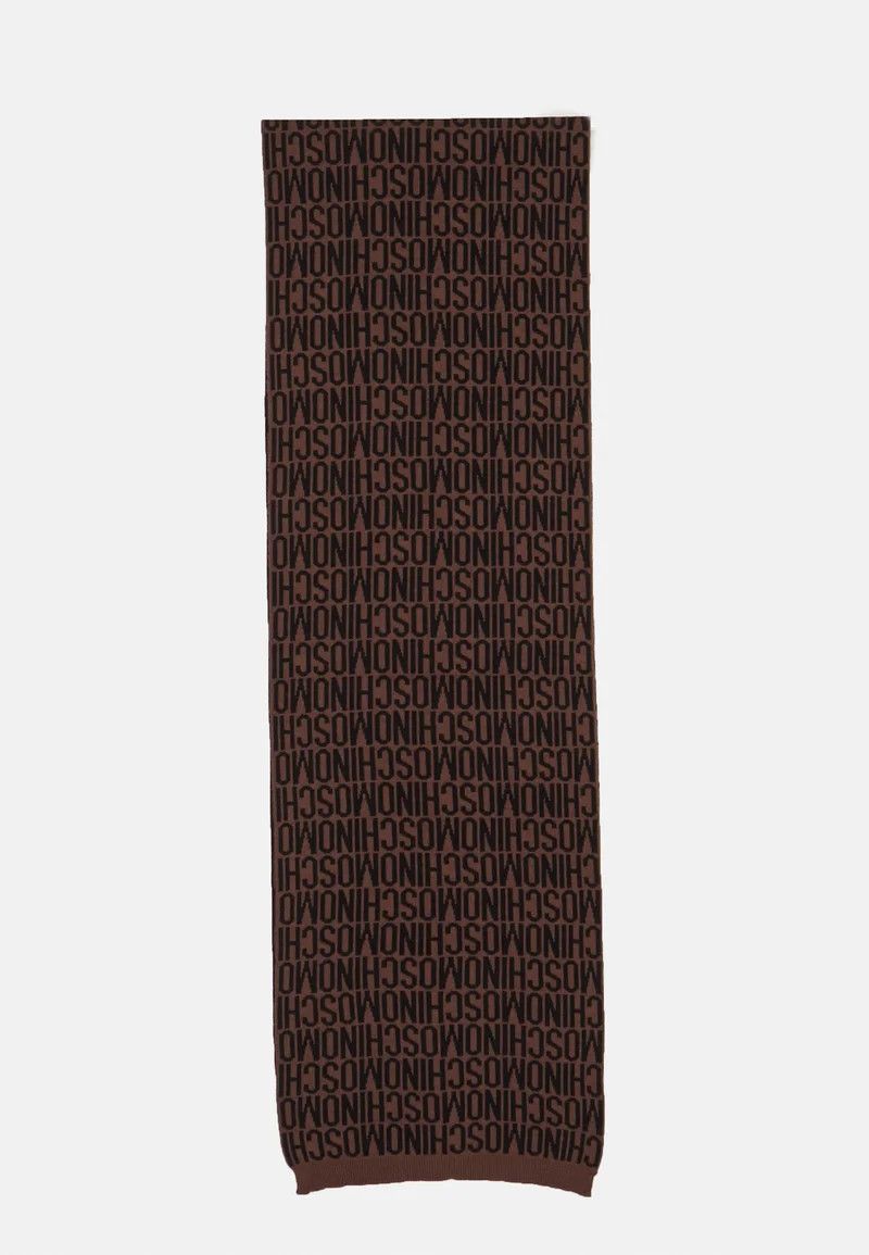 Moschino o1y0225 Size : OS / Logo Scarf in Black/Brown Size ONE SIZE - 1 Thumbnail