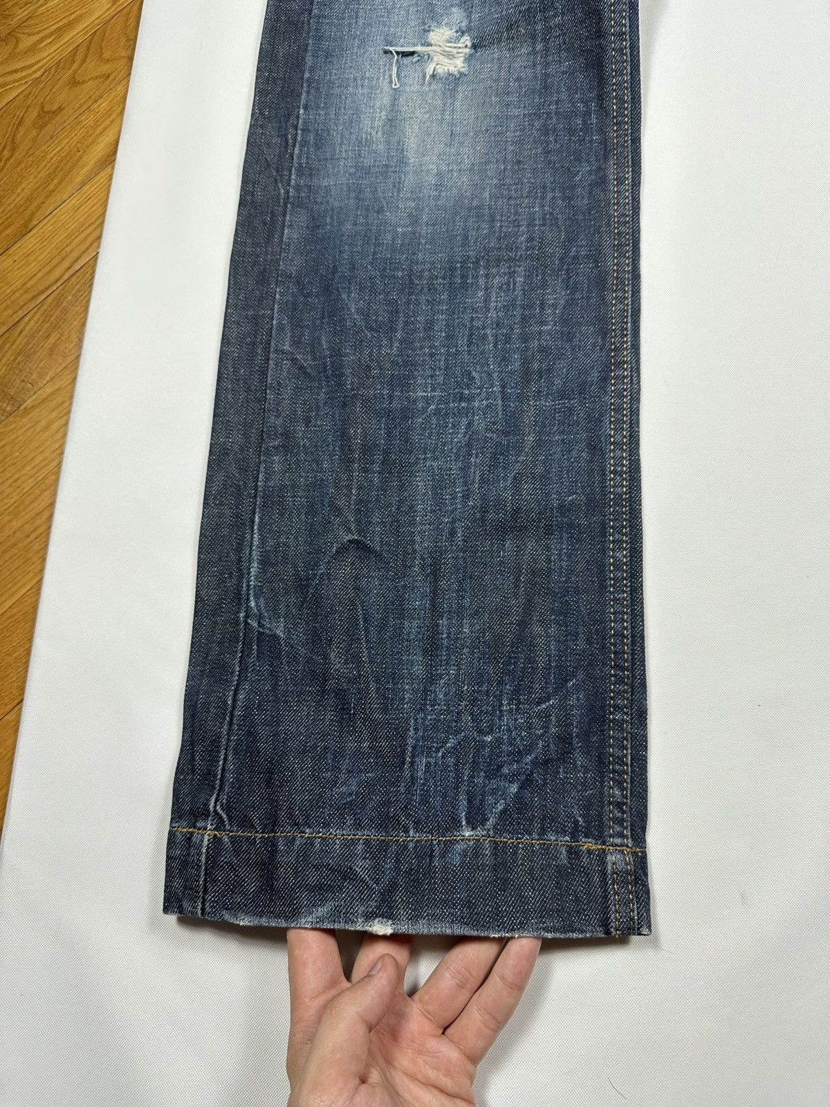Moschino Moschino Denims Jeans Pants Denim Vintage Logo Distressed Size US 34 / EU 50 - 6 Thumbnail
