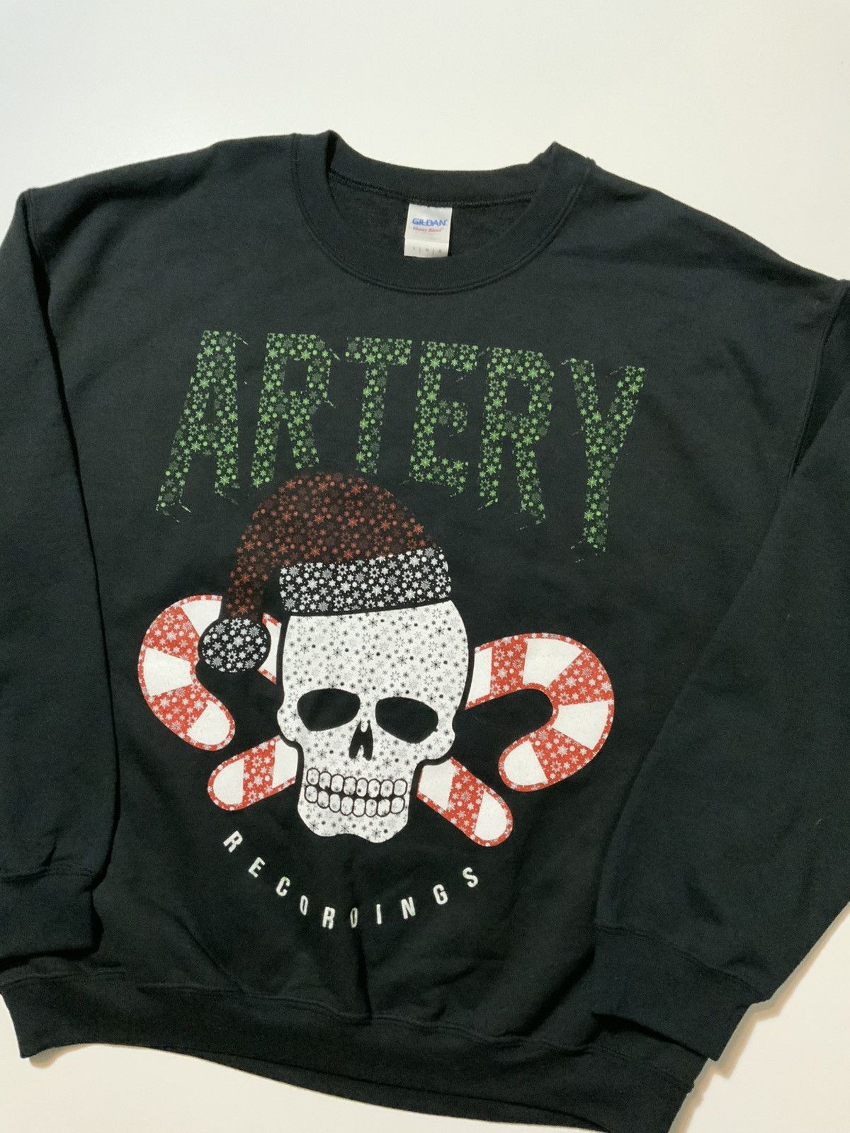 Band Tees Artery Recordings Metalcore Punk Skull Rock Band Sweatshirt Size US L / EU 52-54 / 3 - 3 Thumbnail