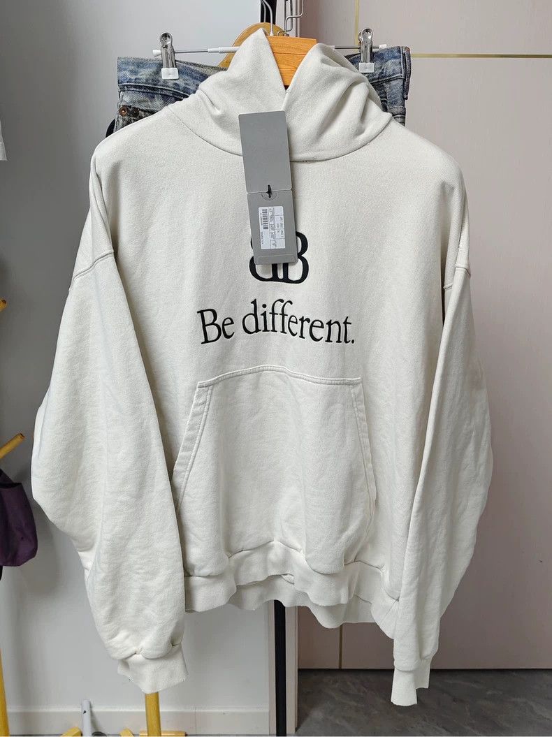 Balenciaga Balenciaga 'Be Different' Hoodie | Grailed