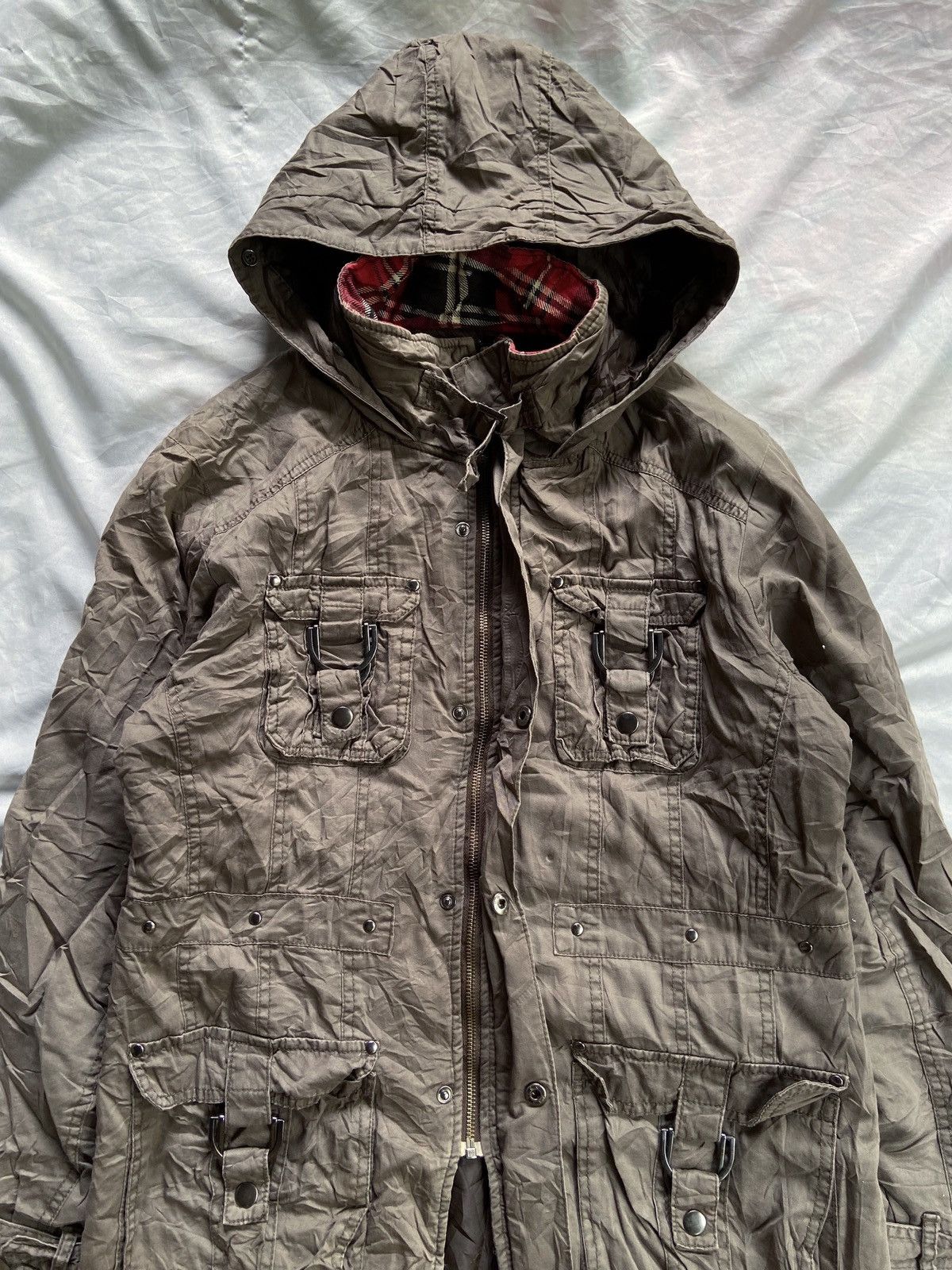 Isamu Katayama Backlash JAPANESE THRUXTON BONDAGE MULTI POCKET COAT JACKET Size US L / EU 52-54 / 3 - 7 Thumbnail