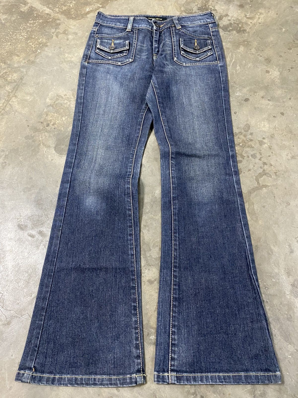 Hysteric Glamour × Japanese Brand × Tornado Mart Flare Jeans Japanese Camel Road Flared @214 Size US 28 / EU 44 - 5 Thumbnail