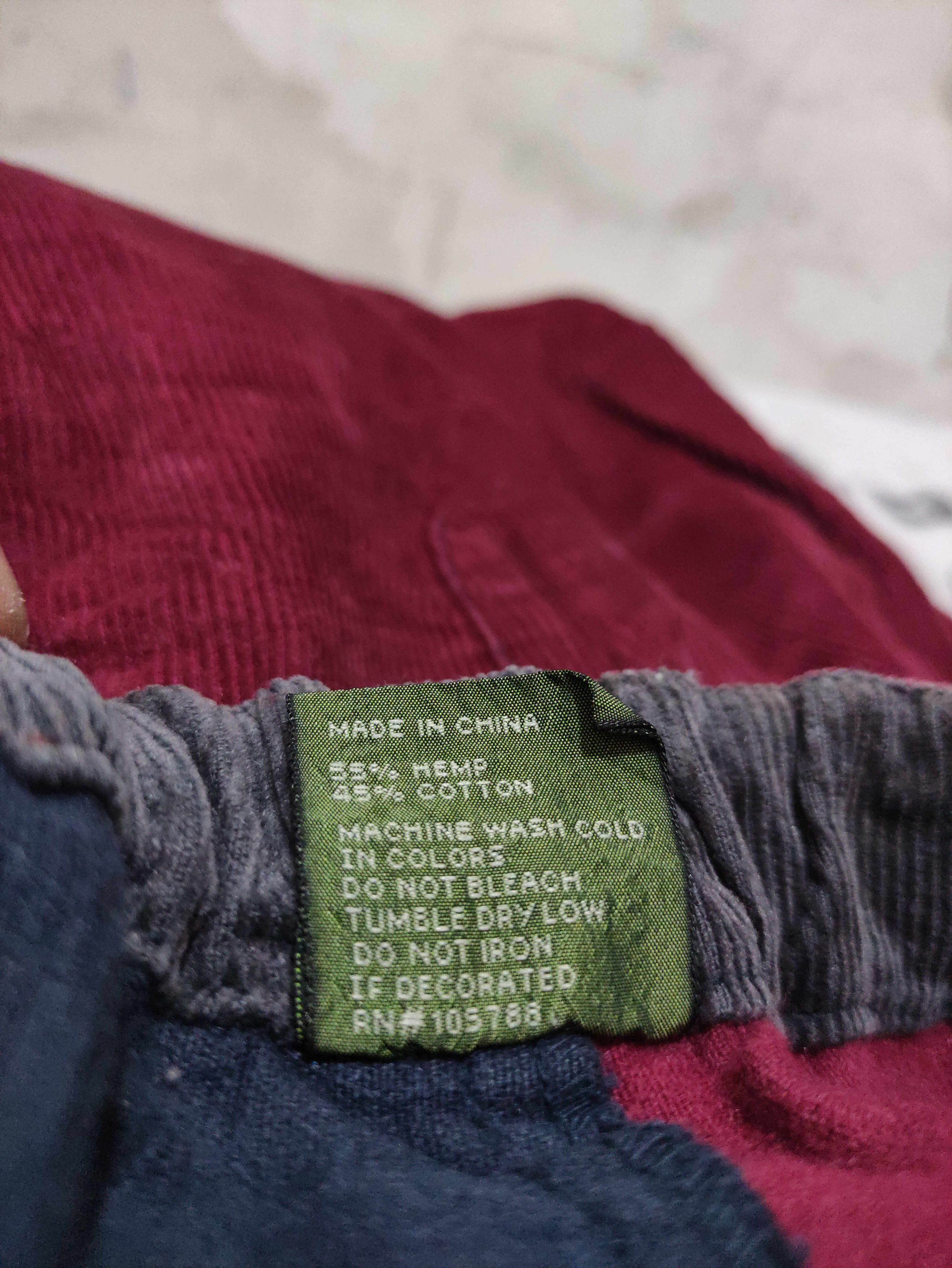 Japanese Brand Phatee Wear Venue Pants Crazy Pattern Corduroy Size US 32 / EU 48 - 8 Thumbnail