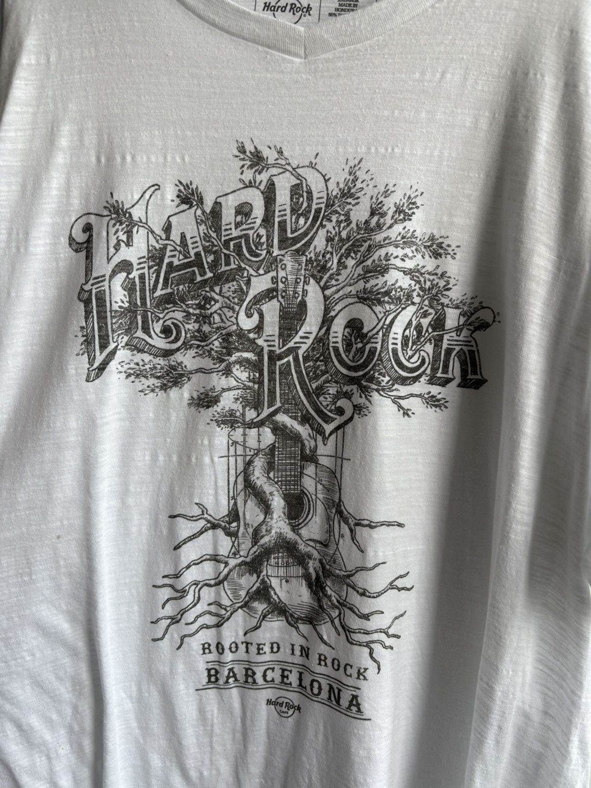 Hard Rock Cafe Vintage Streetwear Y2K Hard Rock Barcelona T-shirt Size US XXL / EU 58 / 5 - 2 Thumbnail