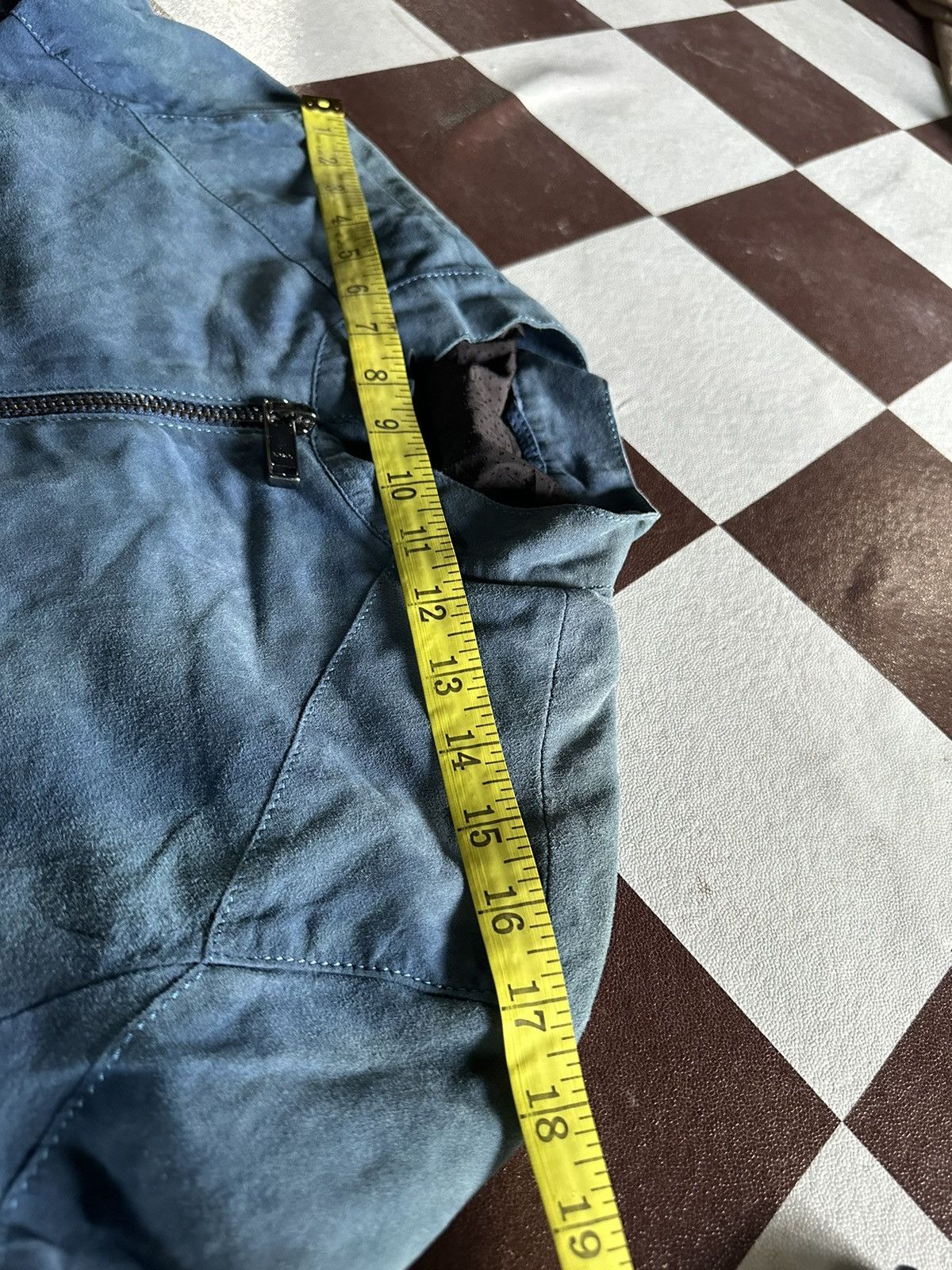 Zara Zara leather blue jacket Size US S / EU 44-46 / 1 - 12 Thumbnail