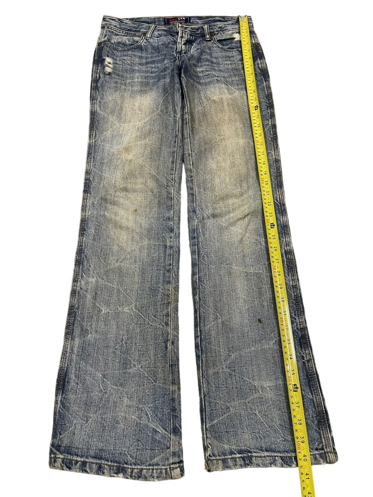14th Addiction Vintage Japanese Brand Mud Wash Style Loose Jeans Size US 30 / EU 46 - 10 Thumbnail