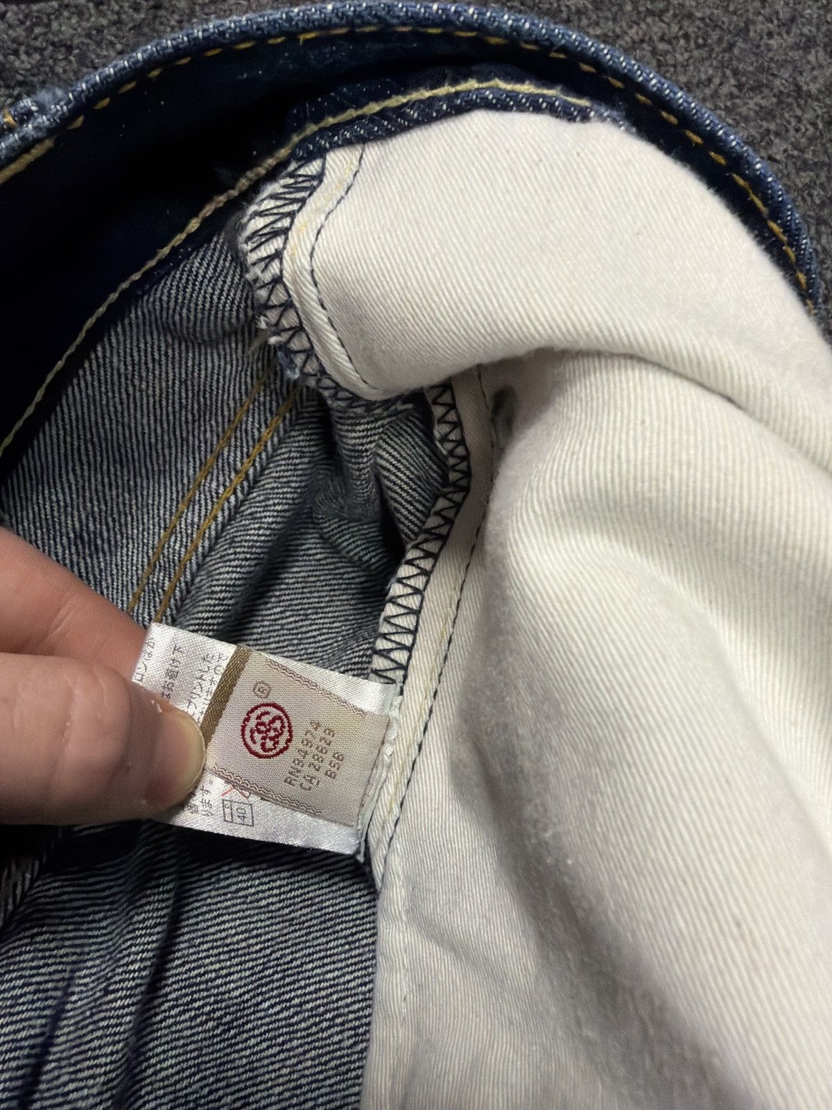 Stussy Vintage 2000s Stussy Spellout Pink Jeans - Waist: 38” Size US 38 / EU 54 - 5 Thumbnail