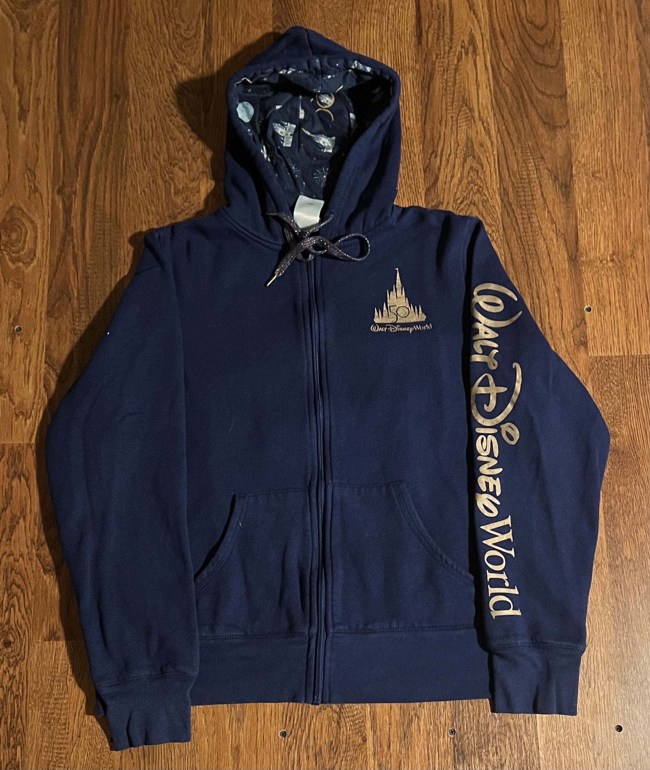 Disney Disney World 50th Anniversary Zip Up Hoodie Mickey Minnie Size XL / US 12-14 / IT 48-50 - 1 Thumbnail