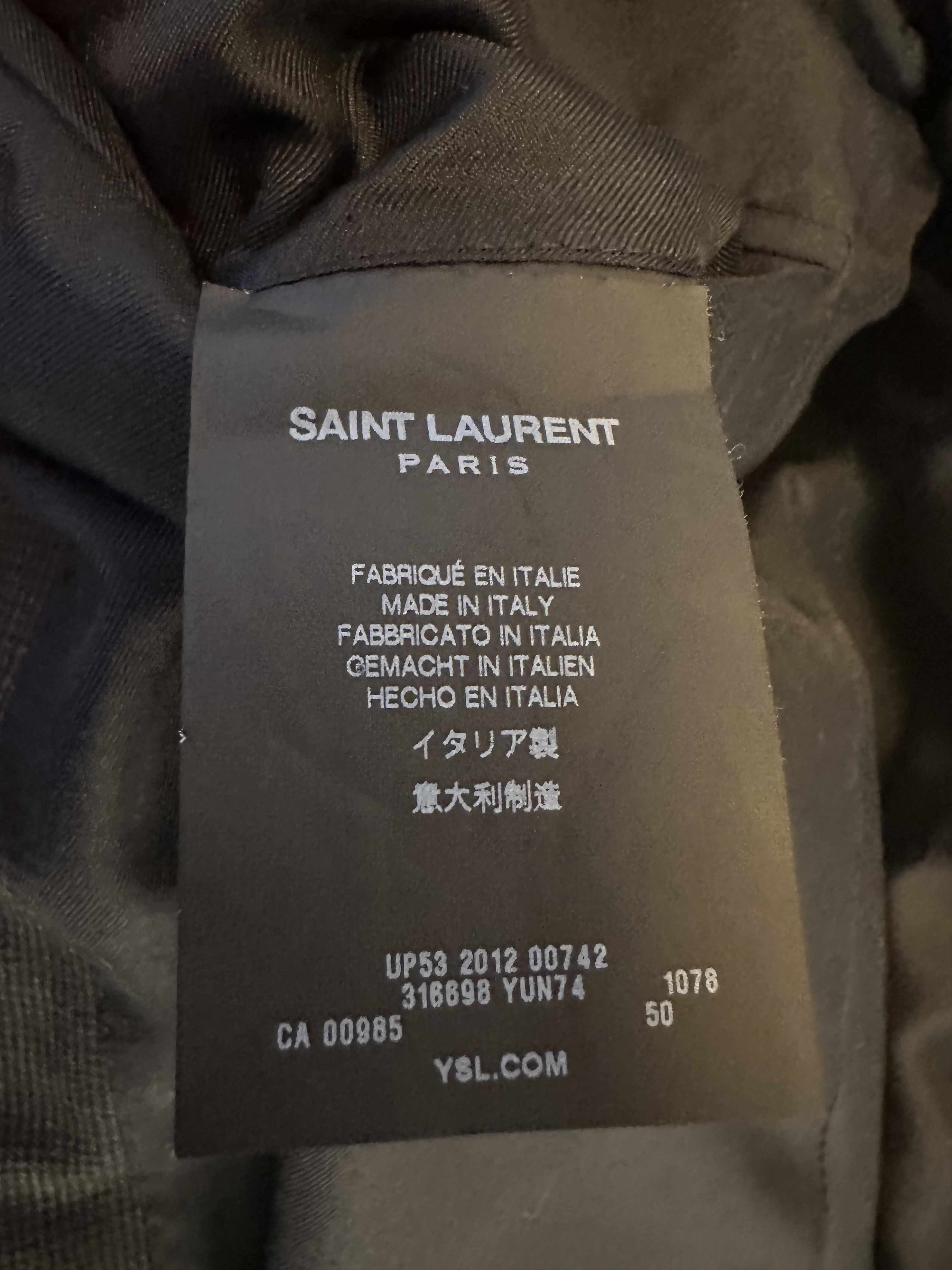 Saint Laurent Paris Saint Laurent Hedi Slimane Suit SS13 Size 40R - 4 Thumbnail