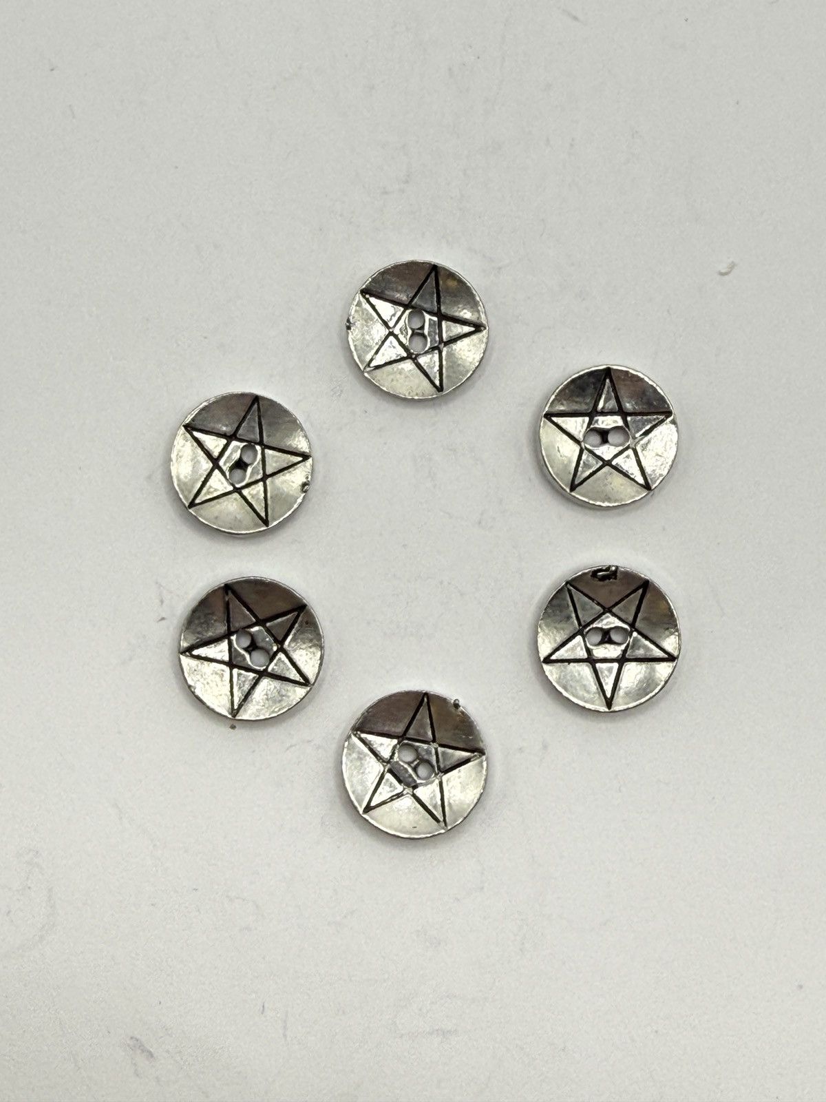 Seditionaries Alchemy England Pentagram Charms biker/goth chrome erd Size ONE SIZE - 1 Thumbnail