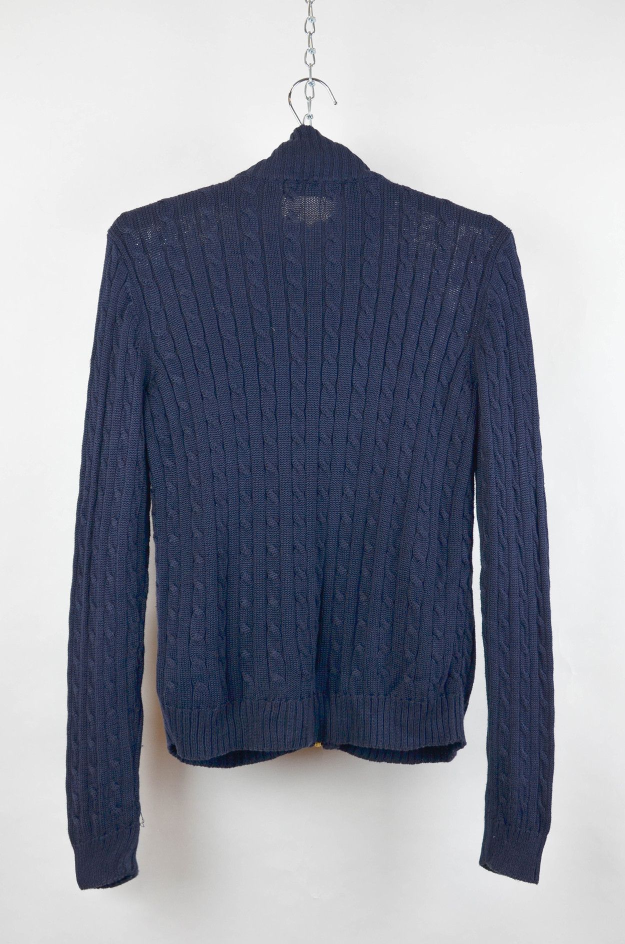 Lauren Ralph Lauren × Ralph Lauren LAUREN RALPH LAUREN Knit Zip Blue Jacket Size S / US 4 / IT 40 - 2 Thumbnail