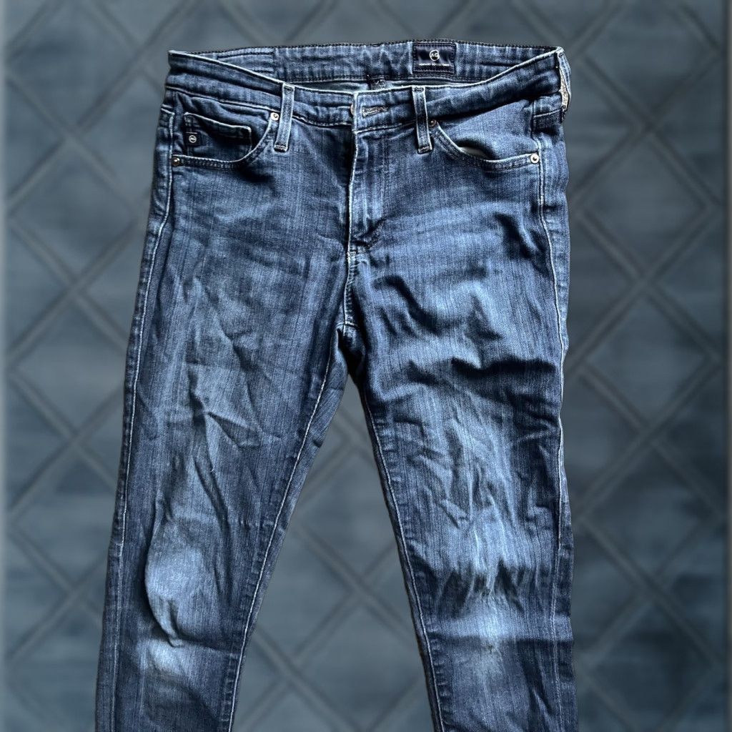 Vintage AG Adriano Goldschmied Women's Blue Size 26R Super Skinny Pants Size 26" / US 2 / IT 38 - 1 Thumbnail