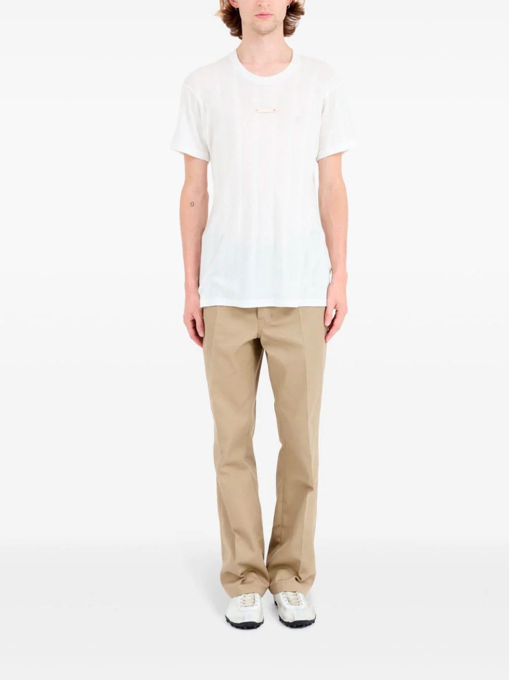 o1w1db10126 Name Tag T-Shirt in White