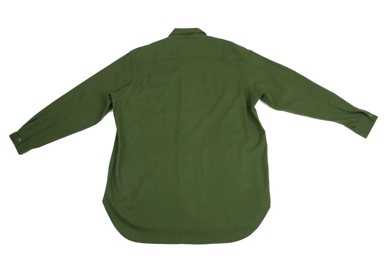 Yohji Yamamoto Yohji Yamamoto Flannel Shirt Green Size L Size US L / EU 52-54 / 3 - 11 Thumbnail