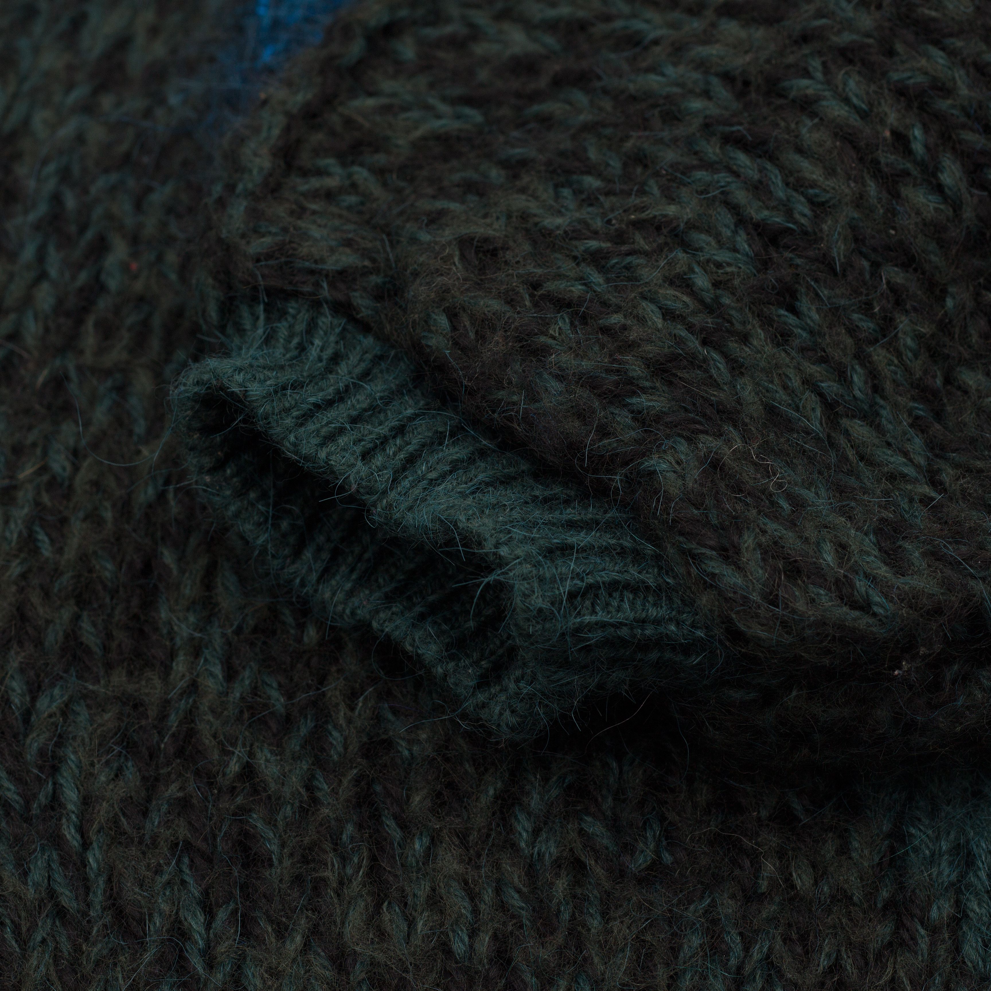 Versace Vintage Handmade Mohair Cardigan Gianni Versace Yarn Tag 80s Size ONE SIZE - 20 Thumbnail