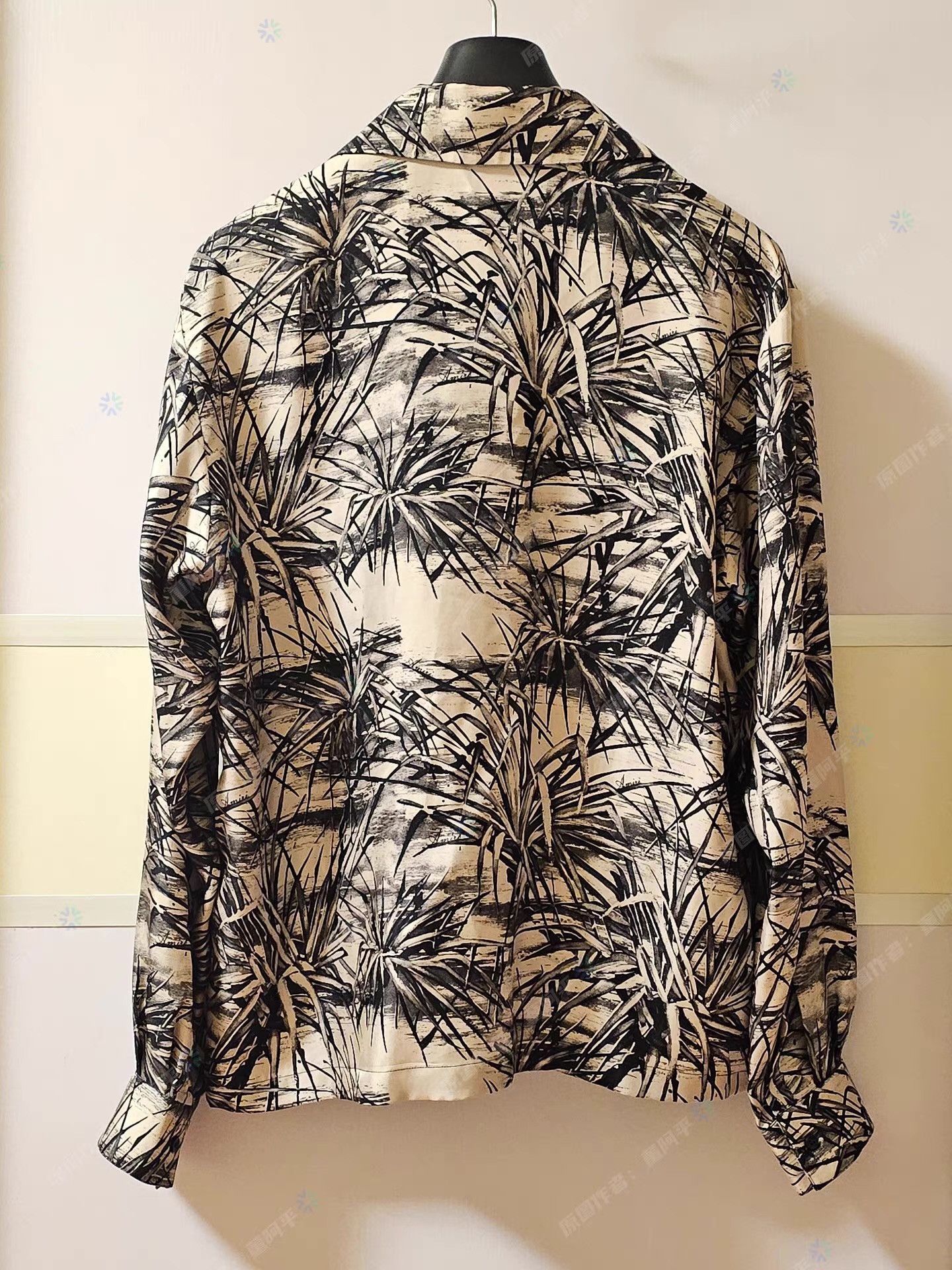 Amiri AMIRI Men's Silk Shirt Q4 Size US XL / EU 56 / 4 - 4 Thumbnail