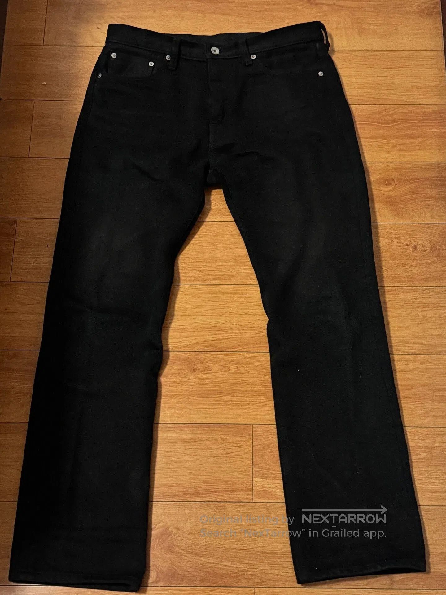 Iron Heart Iron Heart Black Denim Pants 9555z. Size US 33 - 1 Thumbnail