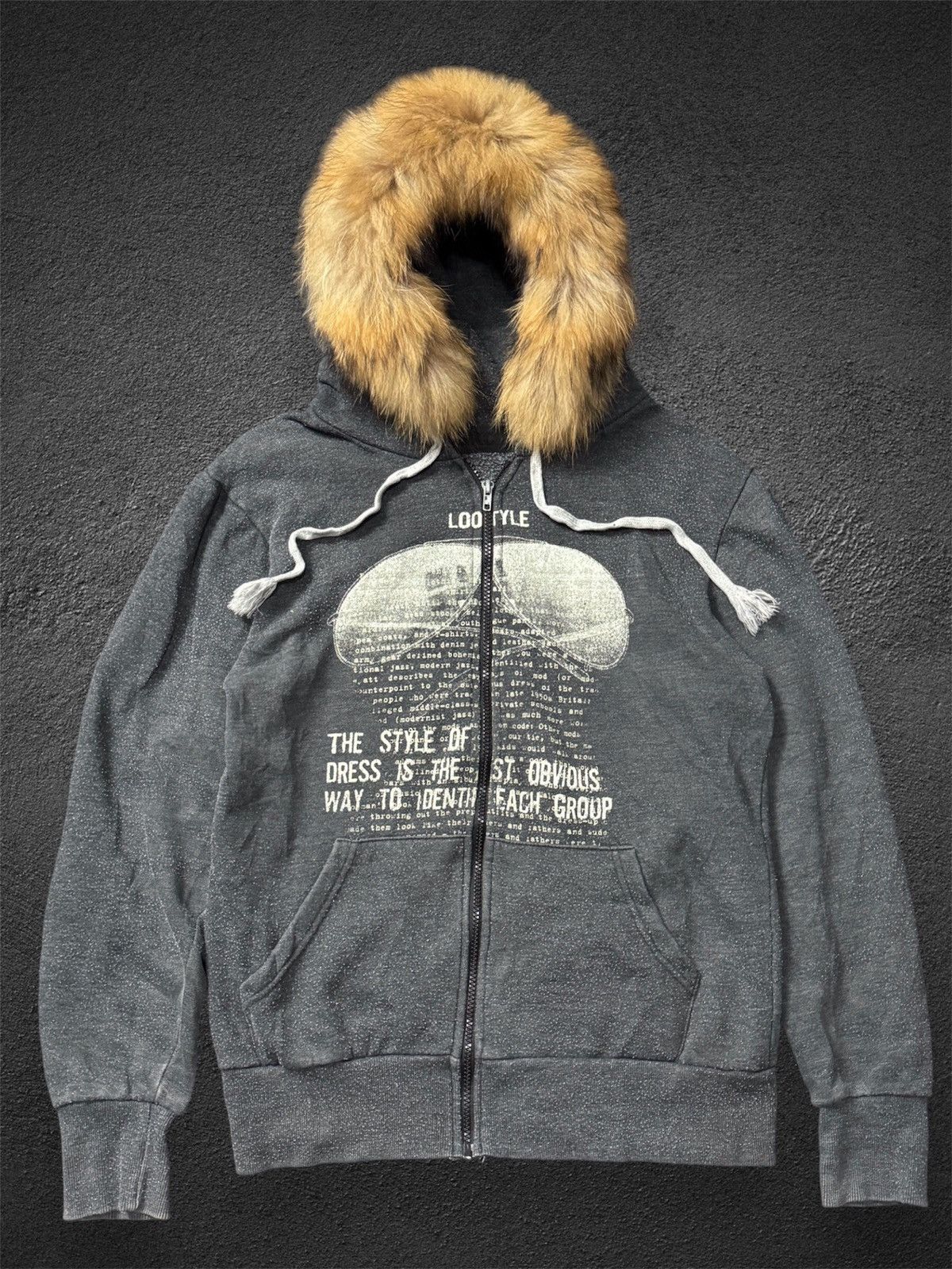 If Six Was Nine × Japanese Brand Fur hoodie poem japanese style Size US M / EU 48-50 / 2 - 1 Thumbnail