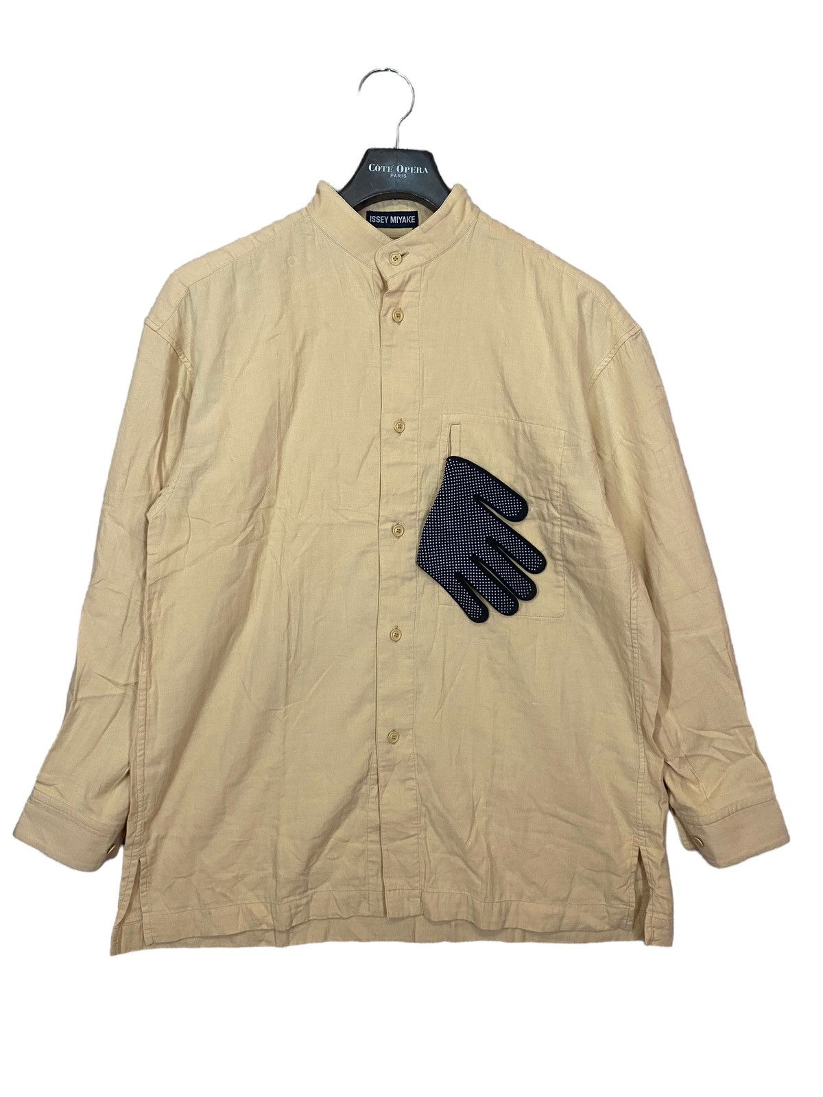 Designer × Issey Miyake × Japanese Brand ‼️VINTAGE ISSEY MIYAKE 1999 MEN SHIRT SINGLE POCKET VERYRaRe‼️ Size US M / EU 48-50 / 2 - 5 Thumbnail