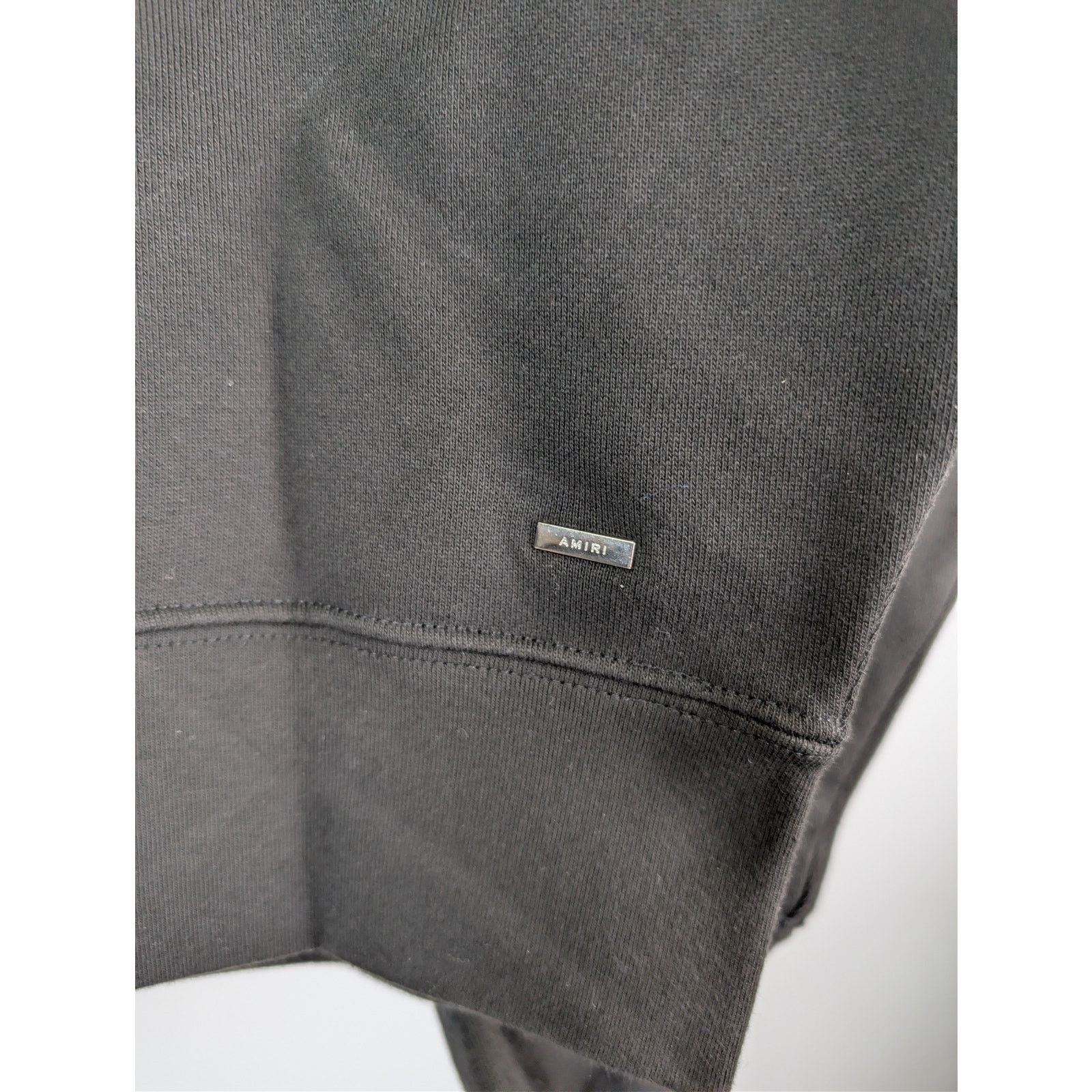 Amiri o1rshd1 Crystal Amiri Staggered Hoodie in Black/Blue XL Size US XL / EU 56 / 4 - 15 Thumbnail