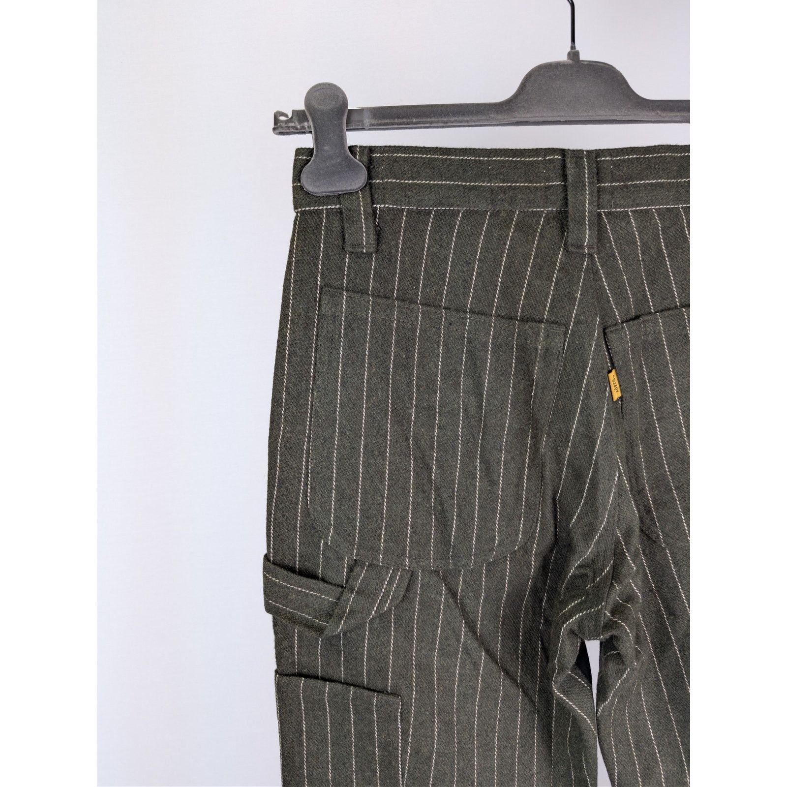 Gallery Dept. o1rshd1 Pinstripe Business Carpenter Flare Pants olive green Size US 38 / EU 54 - 15 Thumbnail