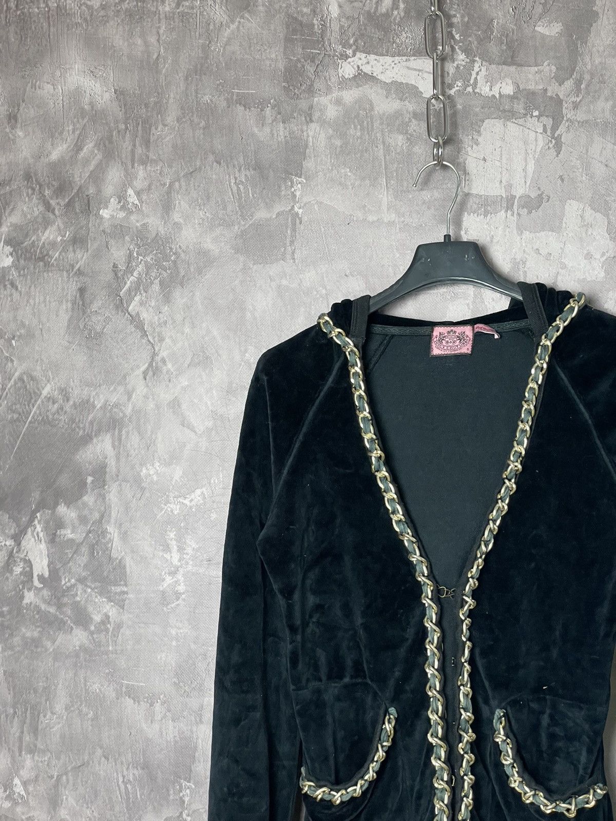 Juicy Couture × Vintage Juicy Couture vintage velvet zip-up hoodie Size M / US 6-8 / IT 42-44 - 5 Thumbnail