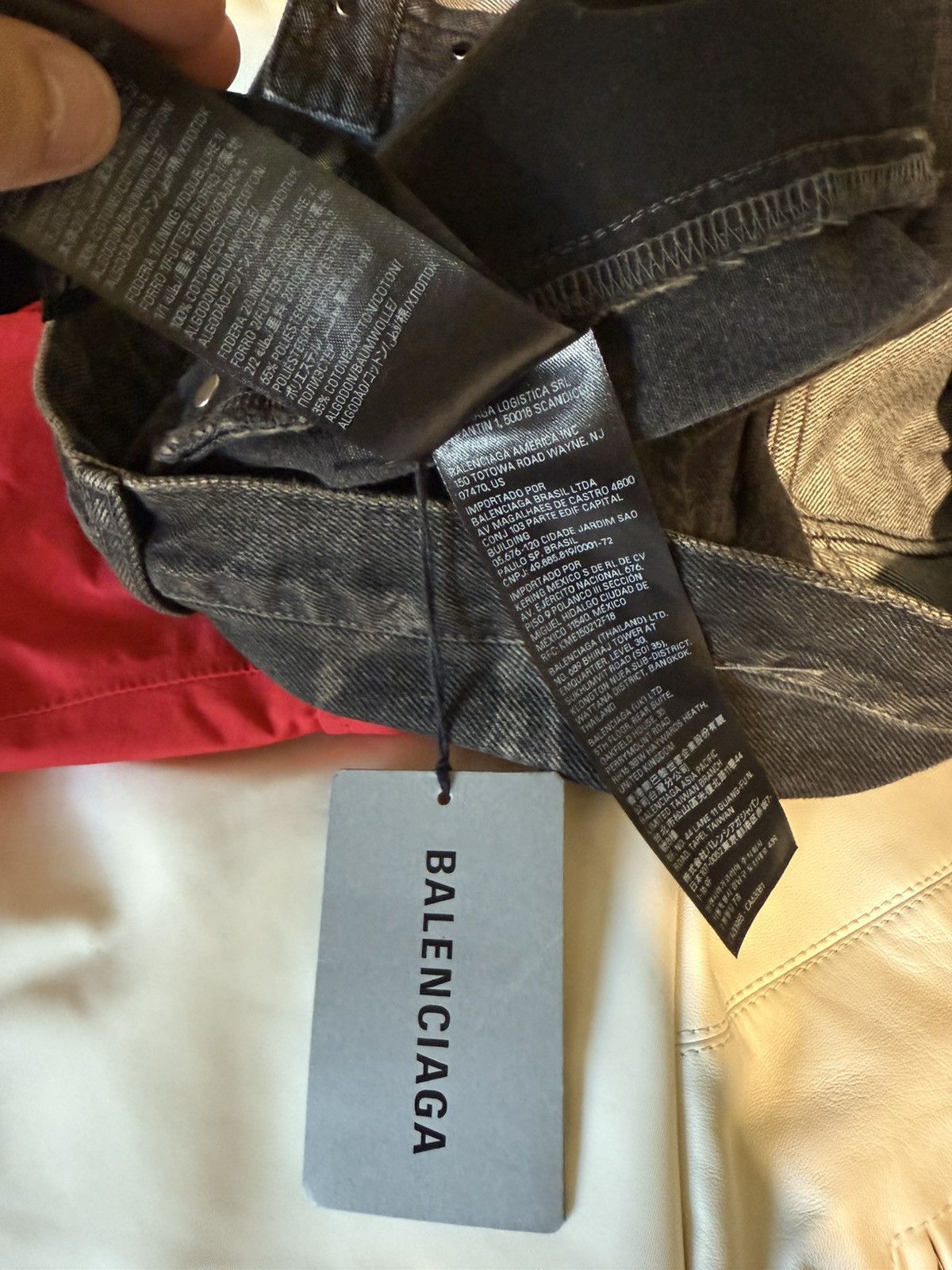 Balenciaga Balenciaga Washed Black Distressed Drawstring Wide Leg Jeans Size US 34 / EU 50 - 10 Thumbnail