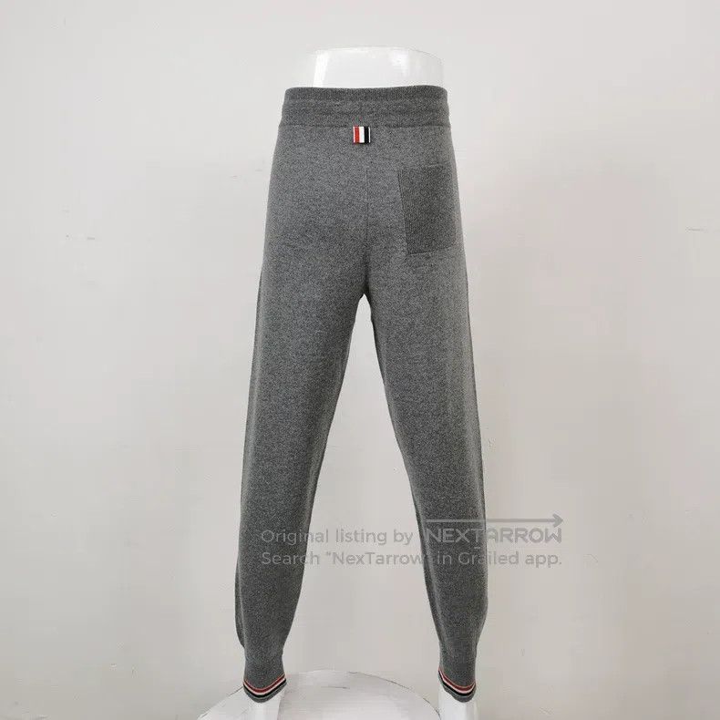Thom Browne Thom Browne size 2 Cashmere Tie-Waist Trousers Size US 30 / EU 46 - 2 Thumbnail