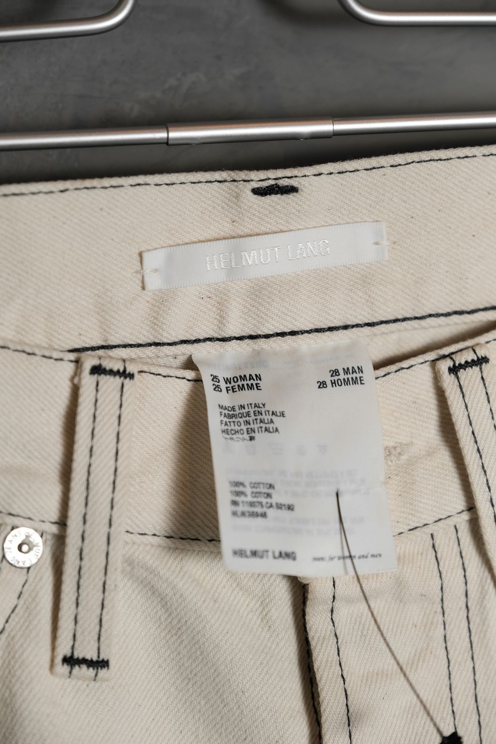 Helmut Lang Helmut Lang Mid-rise Natural Slim Jeans Size US 30 / EU 46 - 2 Thumbnail