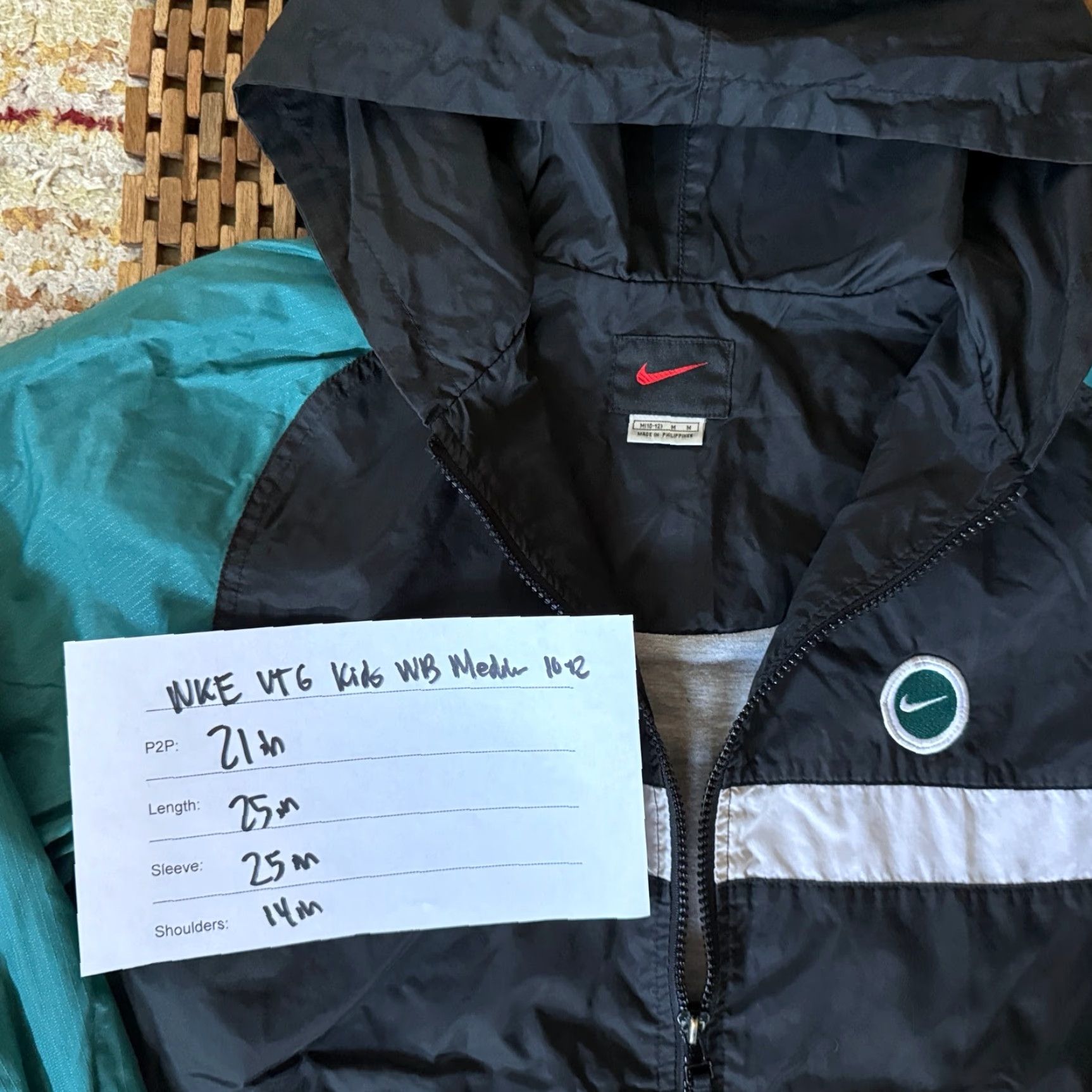 Nike Kid's Windrunner Windbreaker Hoodie Hoody Forest Green Black M Shirt Kids Windbreaker Winter Full Zip Logo Unisex Kids Mens Womens?