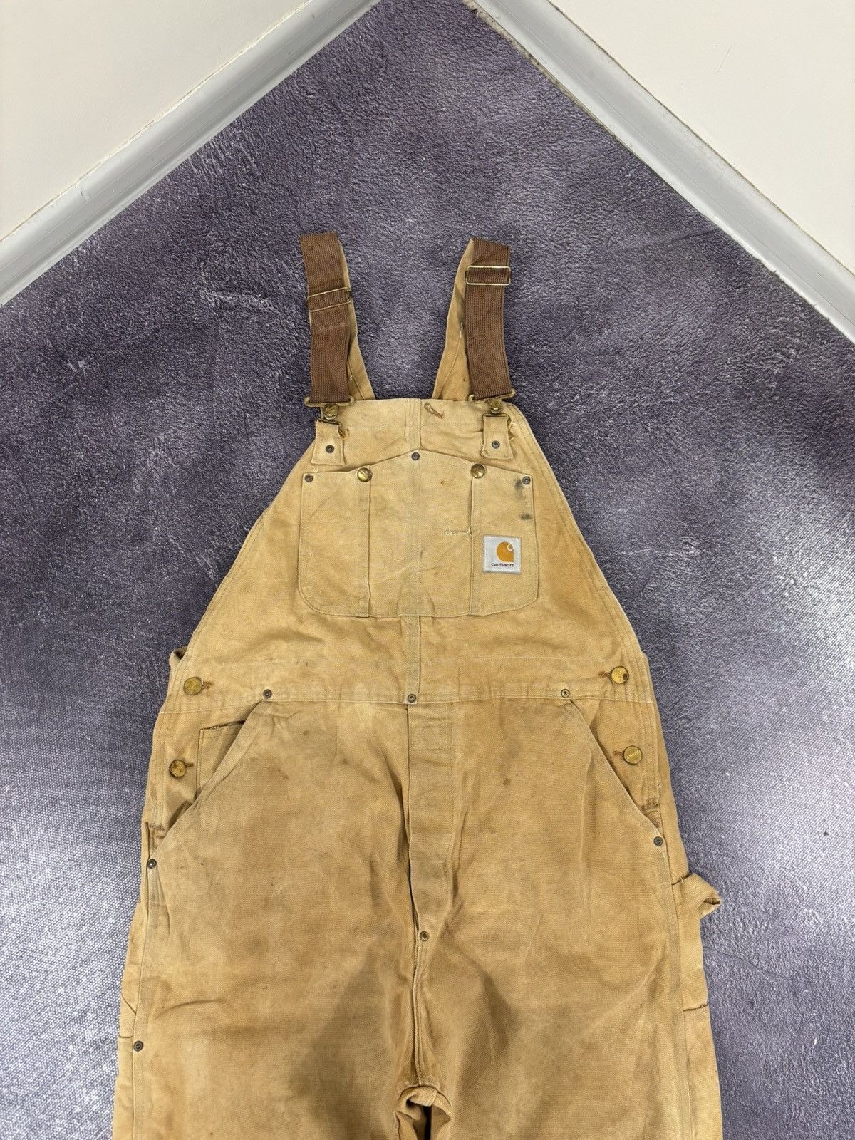 Carhartt Vintage Carhartt Double Knee Work USA Made 90s Hype Overall Size US 38 / EU 54 - 7 Thumbnail