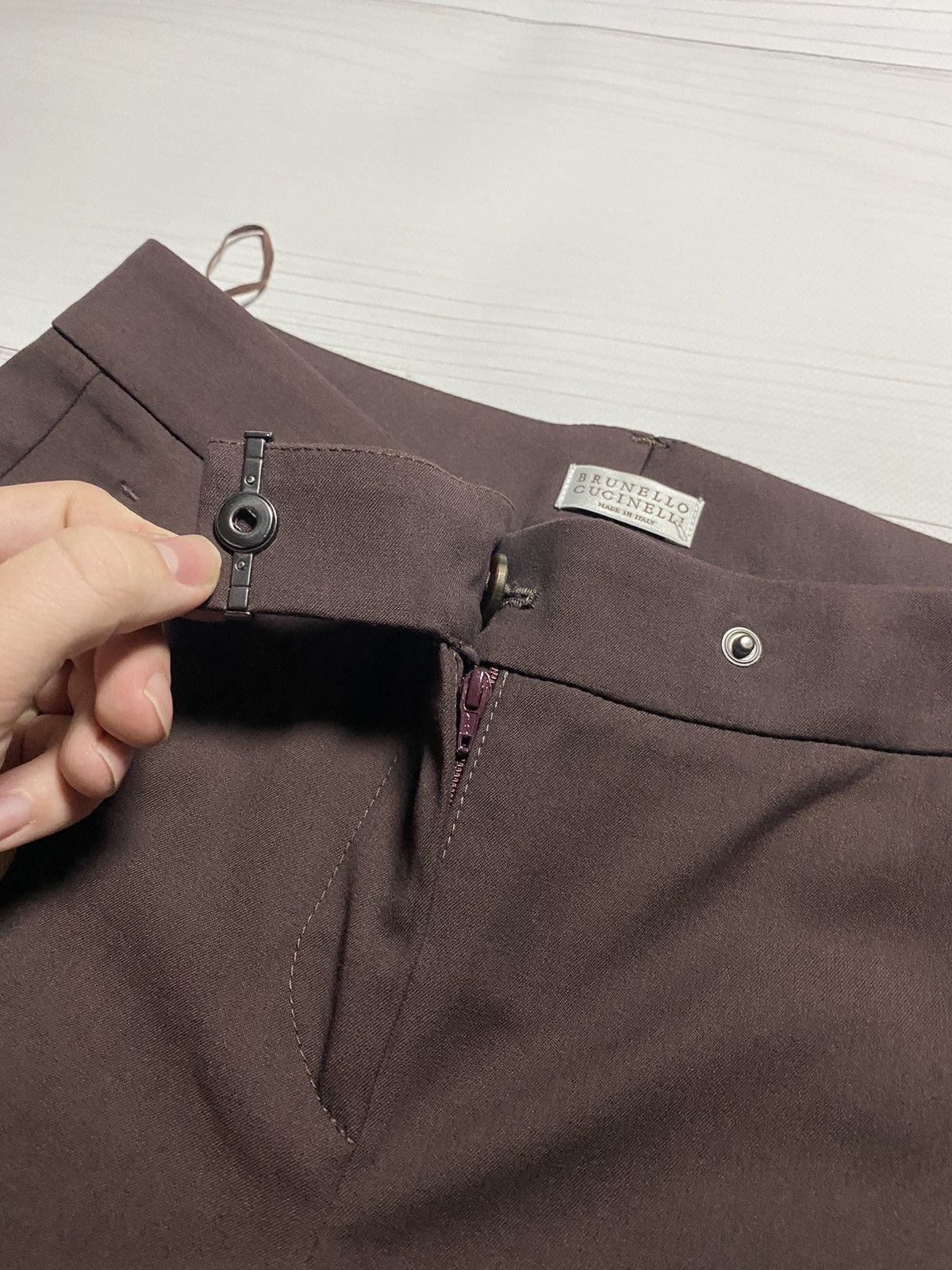Brunello Cucinelli Brunello Cucinelli Designer brown y2k italy pants Size 26" / US 2 / IT 38 - 10 Thumbnail