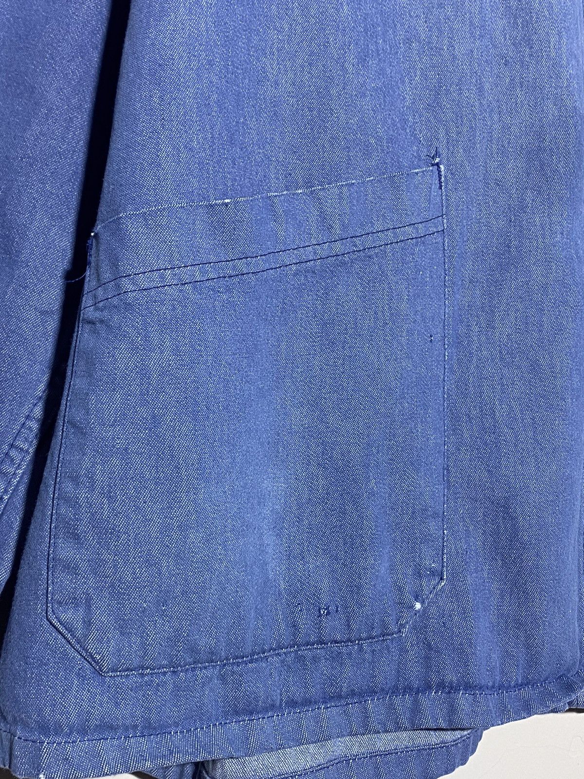 Vintage Vintage 90s workwear distressed denim jacket Size US XL / EU 56 / 4 - 6 Thumbnail