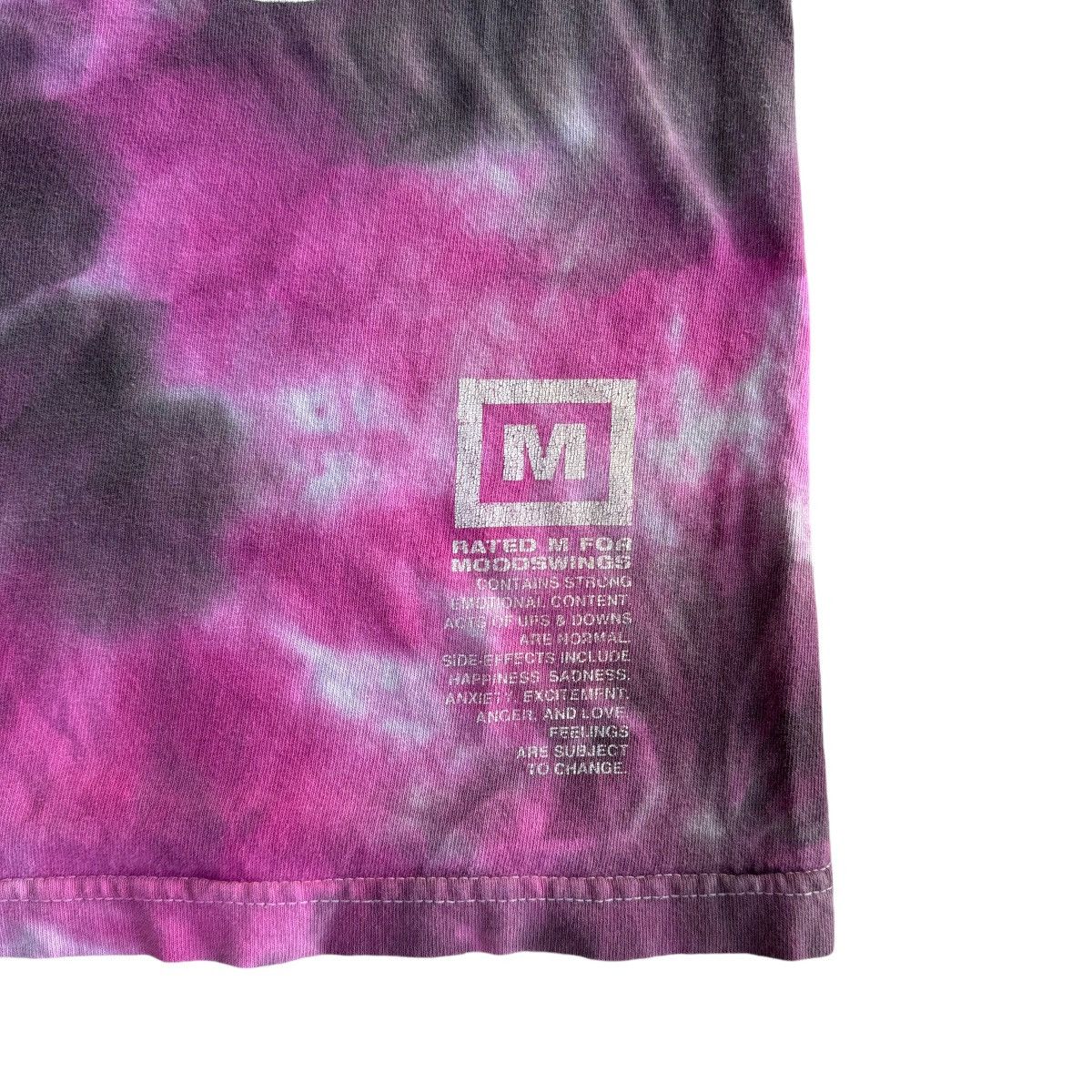 Japanese Brand × Pleasures Moodswings TieDye Streetwear Graphic Tee Shirt Mental Health Size US L / EU 52-54 / 3 - 3 Thumbnail