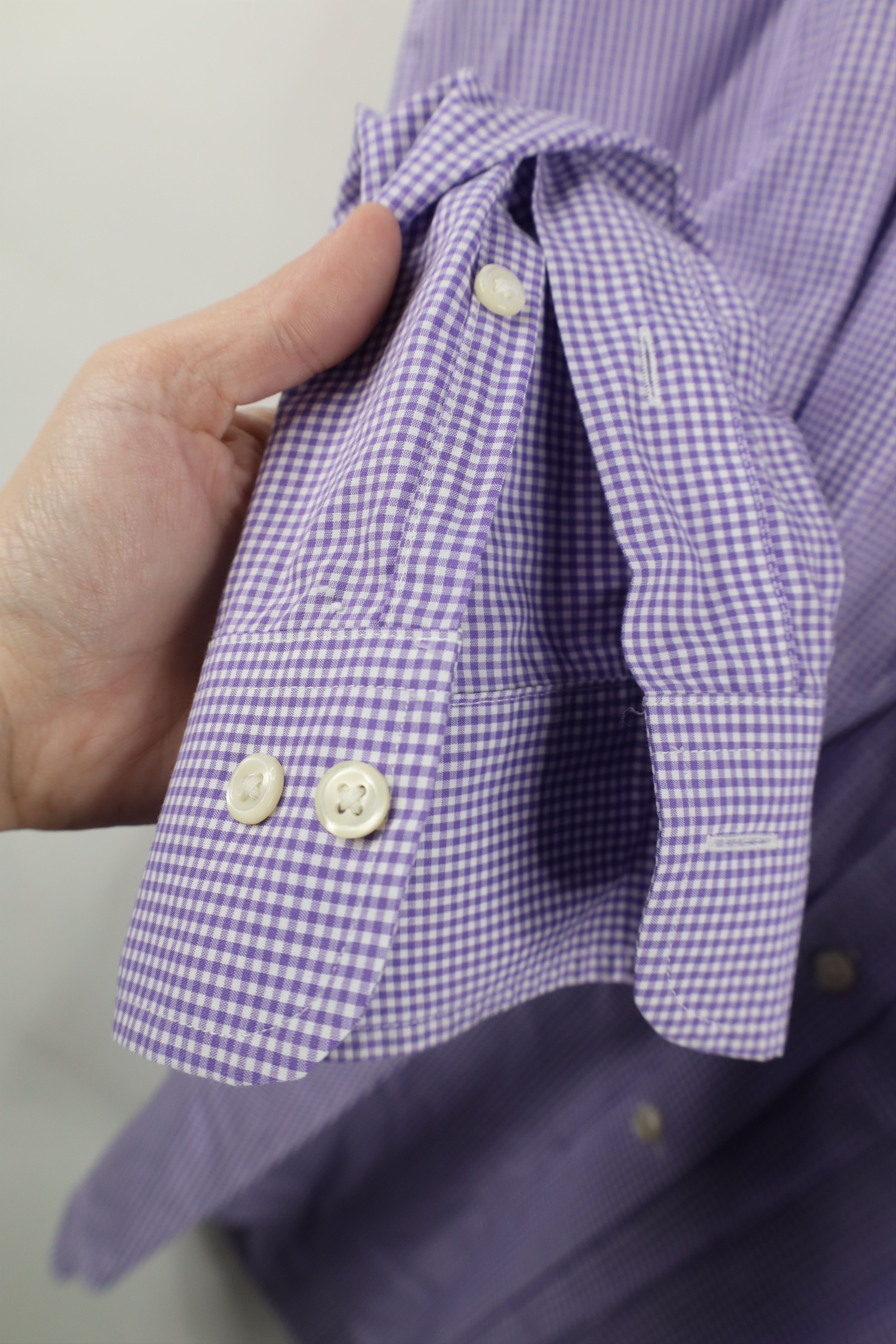 Ralph Lauren × Vintage Ralph Lauren Care Cotton Stretch Collared Button Down Shirt Size US M / EU 48-50 / 2 - 5 Thumbnail