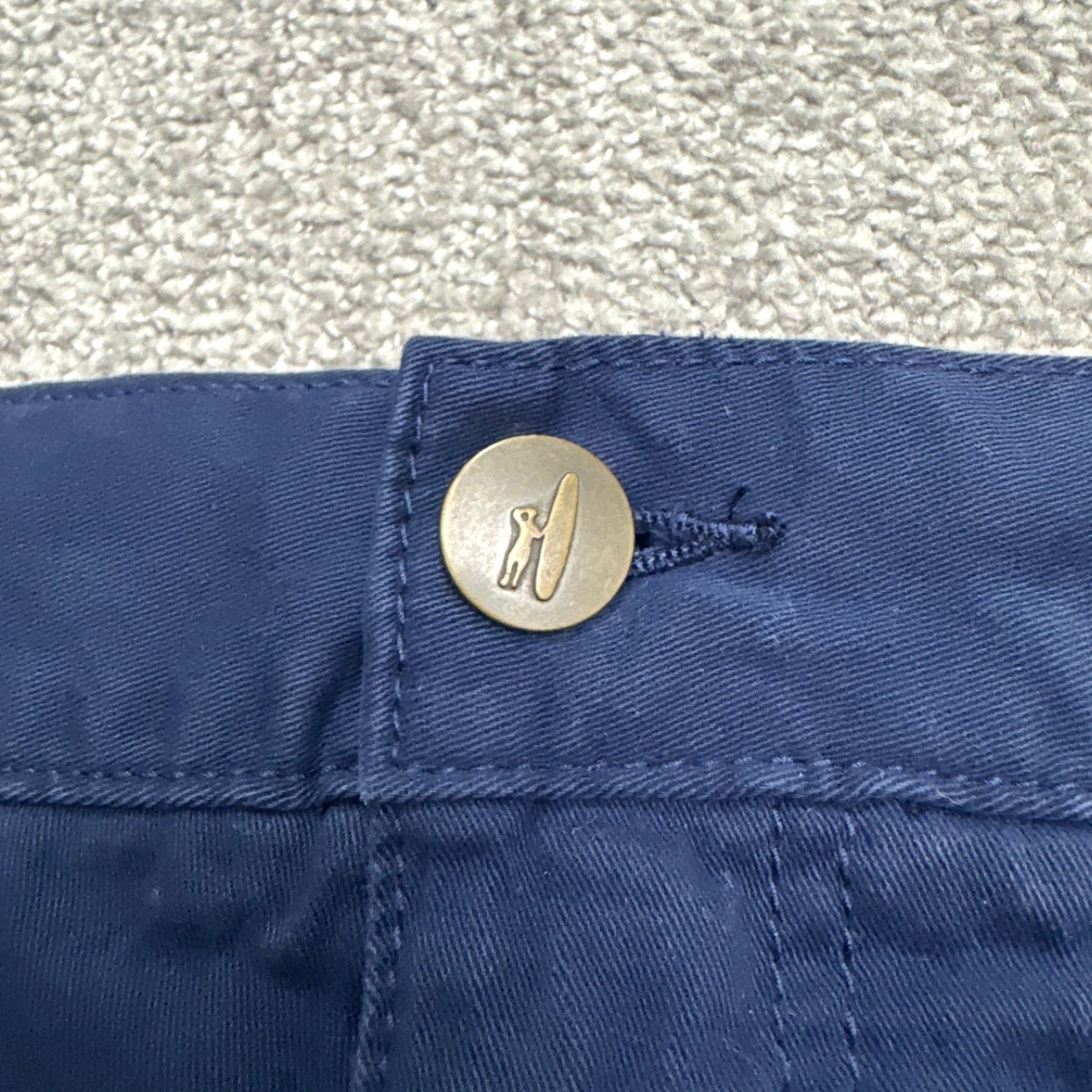 johnnie-O johnnie-O Chino Pants Mens 36x34 Blue Straight Pants Cotton Size US 36 / EU 52 - 3 Thumbnail