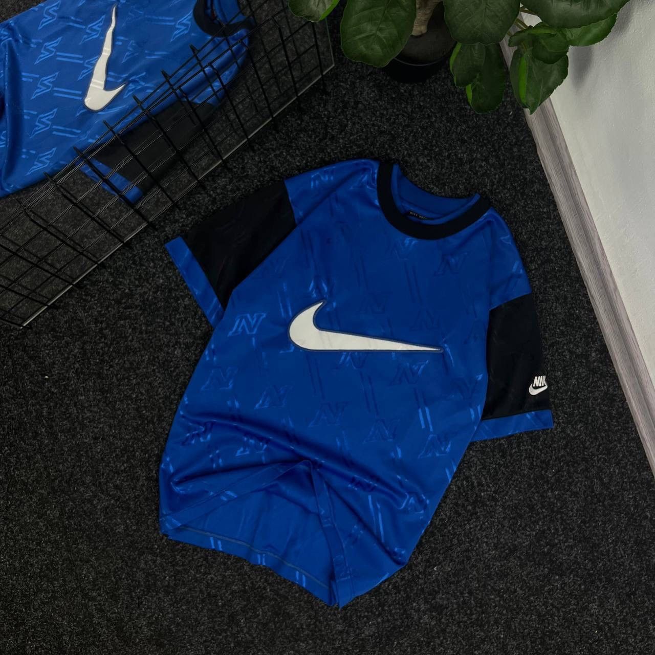Nike Vintage nike premier jersey monogram big logo archive rare Size US L / EU 52-54 / 3 - 1 Thumbnail