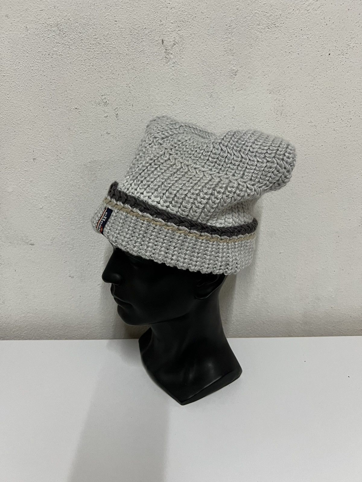 Ellesse Vintage Ellesse Crochet Beanie Hats Size ONE SIZE - 3 Thumbnail