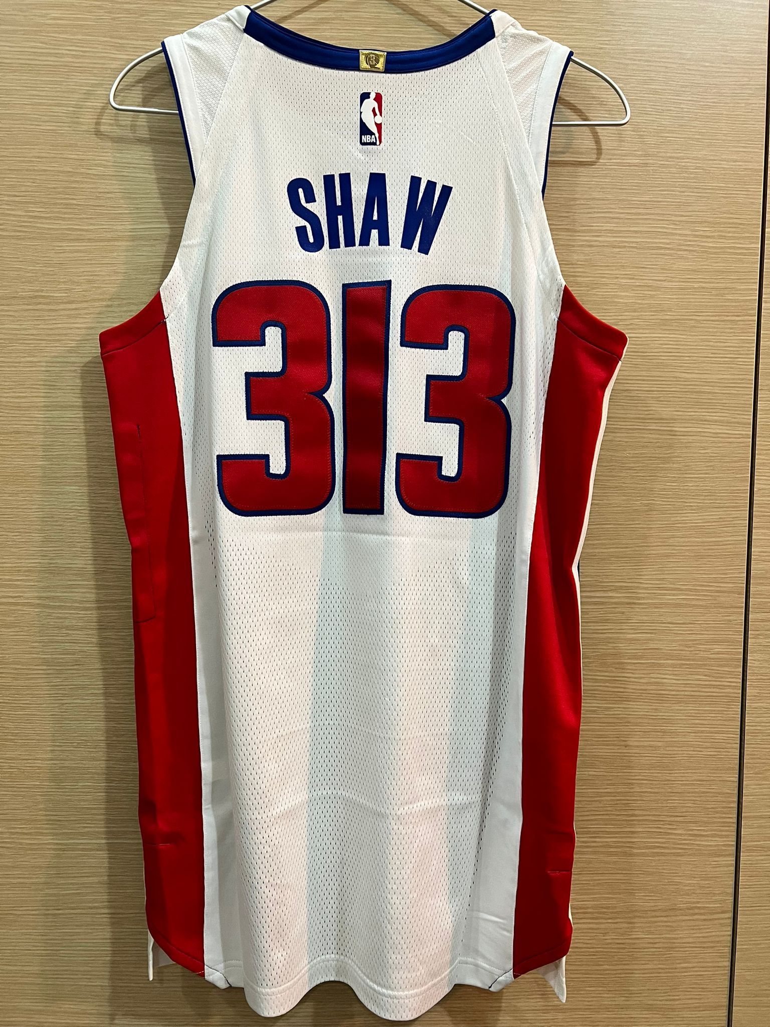 Nike 46 L Detroit Pistons Nike NBA Team Issued NBA Jersey Size US L / EU 52-54 / 3 - 2 Thumbnail