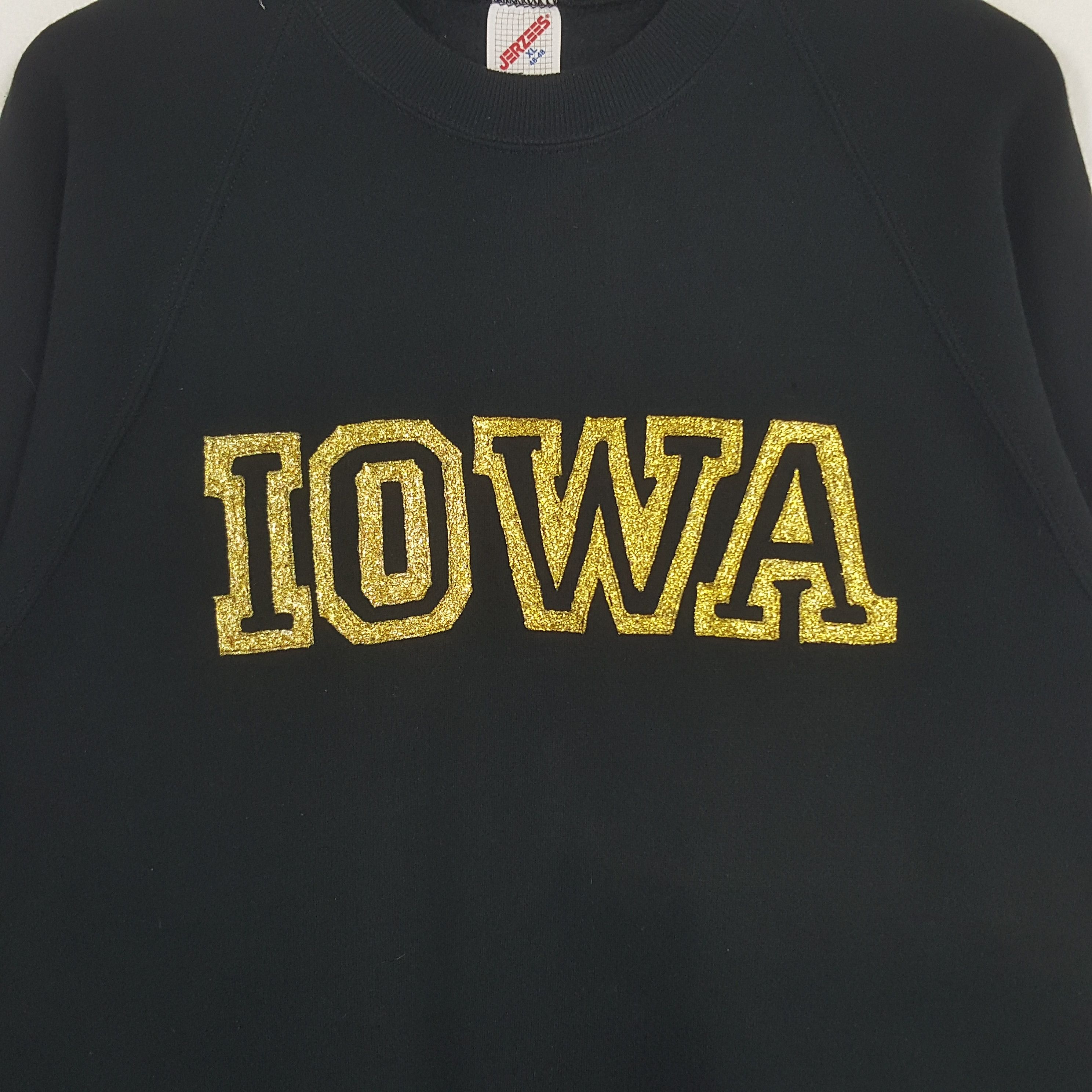 Vintage Vintage IOWA American College University Sweatshirt Size US M / EU 48-50 / 2 - 2 Thumbnail